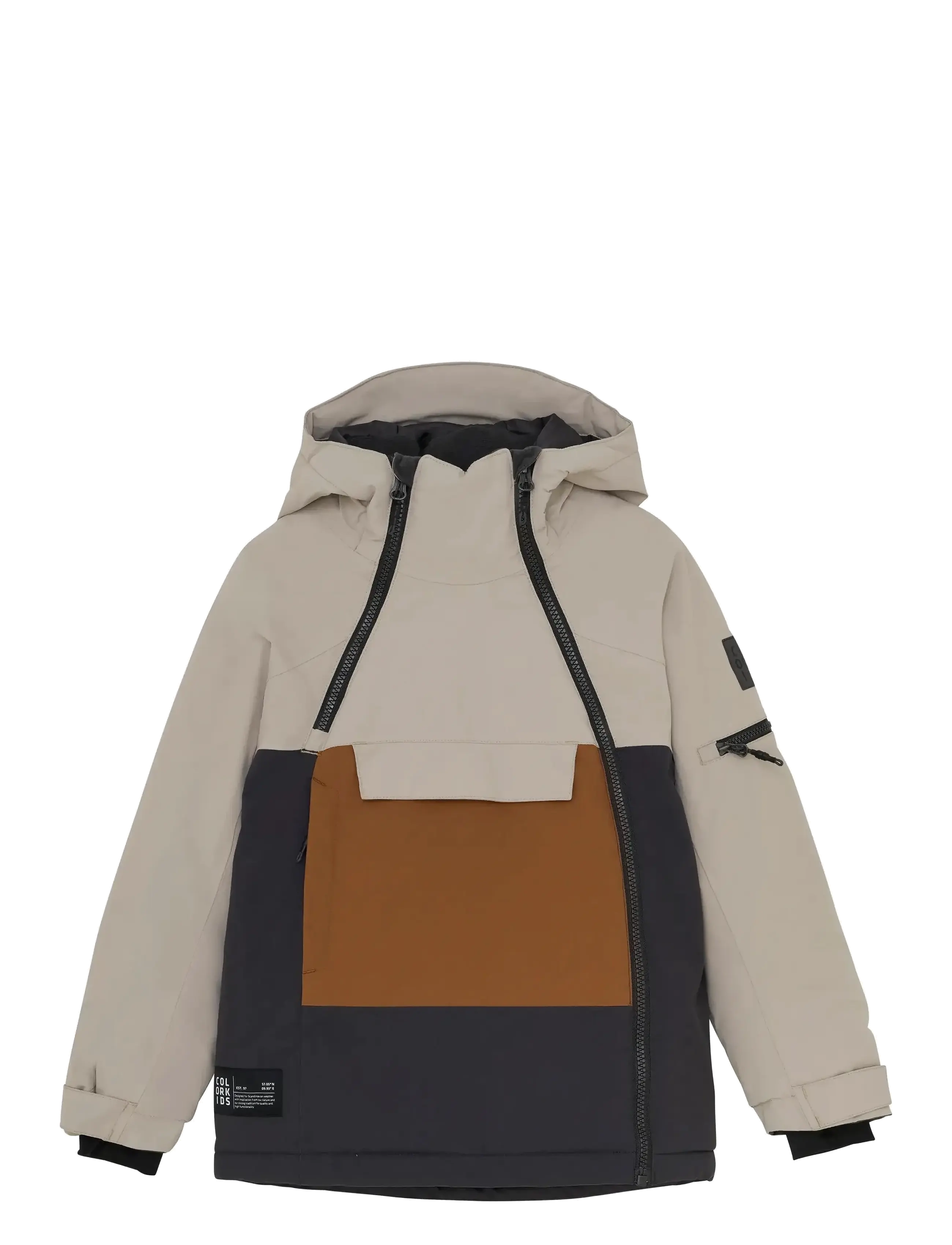 Color Kids Jr. Ski Jacket - Virsdrēbes - PURE CASHMERE / beige