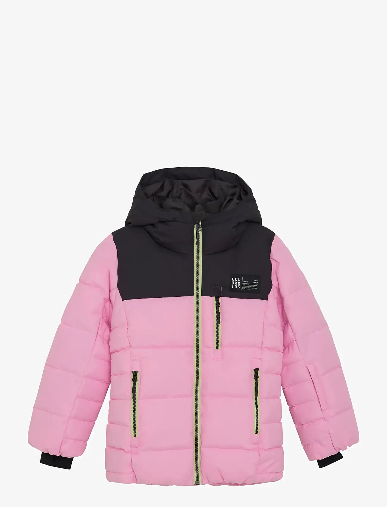 Color Kids - Jr. Ski Puffer Jacket - Quilt - slēpošanas jakas - bonbon - 0