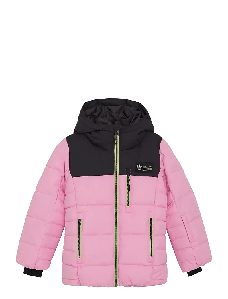 Color Kids - Jr. Ski Puffer Jacket - Quilt - slēpošanas jakas - bonbon - 0