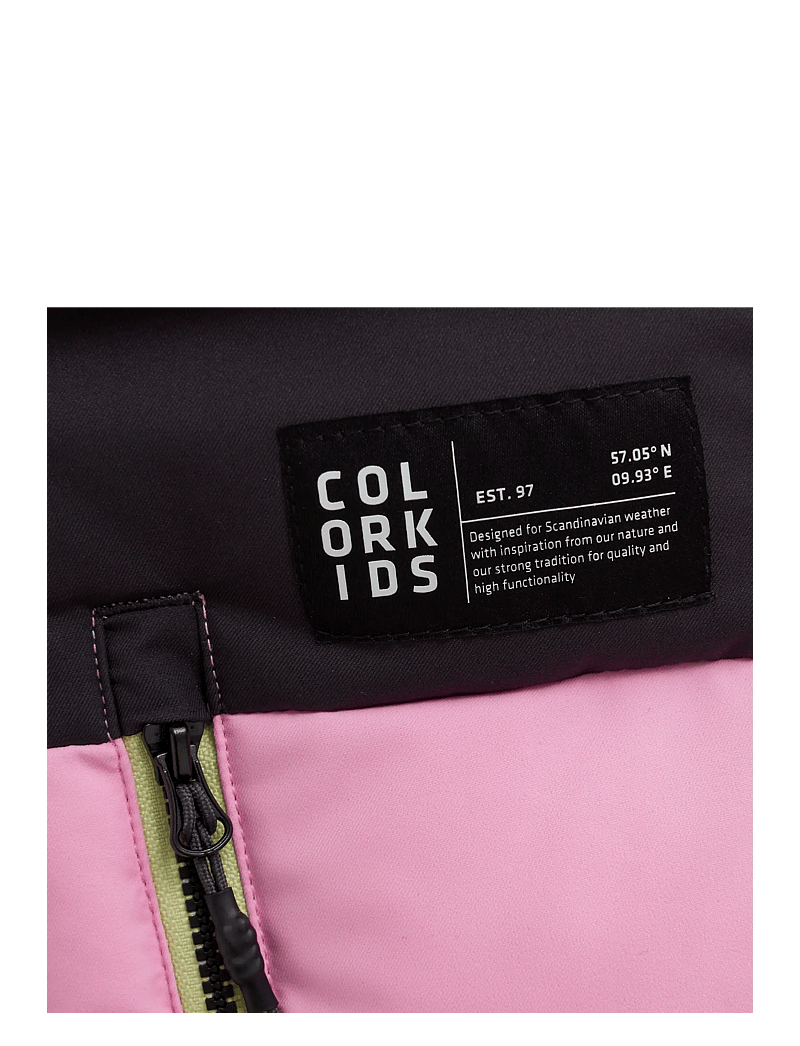 Color Kids - Jr. Ski Puffer Jacket - Quilt - slēpošanas jakas - bonbon - 3