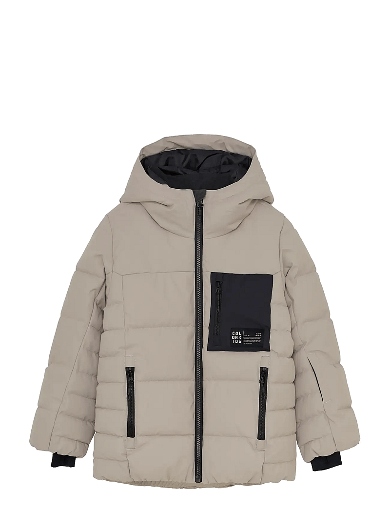 Color Kids - Jr. Ski Puffer Jacket - Quilt - skijakker - pure cashmere - 0