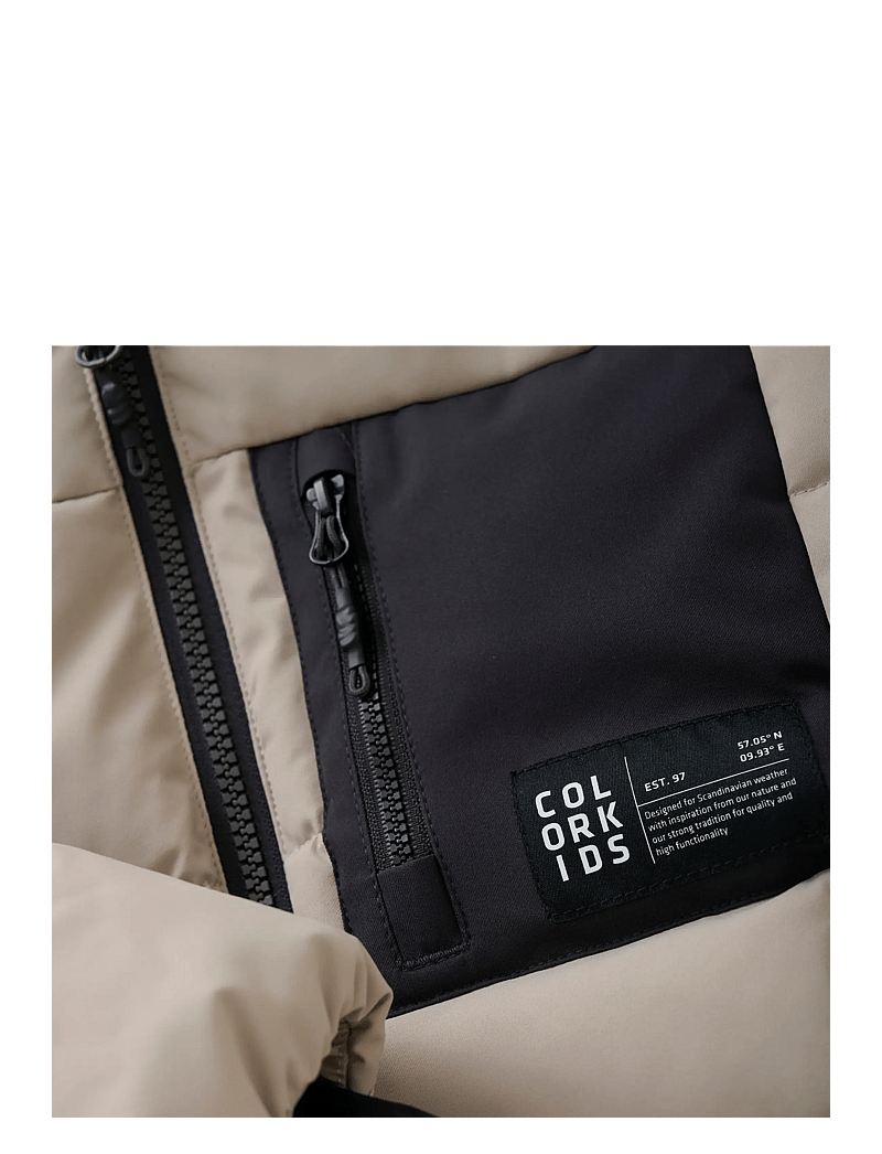 Color Kids - Jr. Ski Puffer Jacket - Quilt - skijakker - pure cashmere - 2