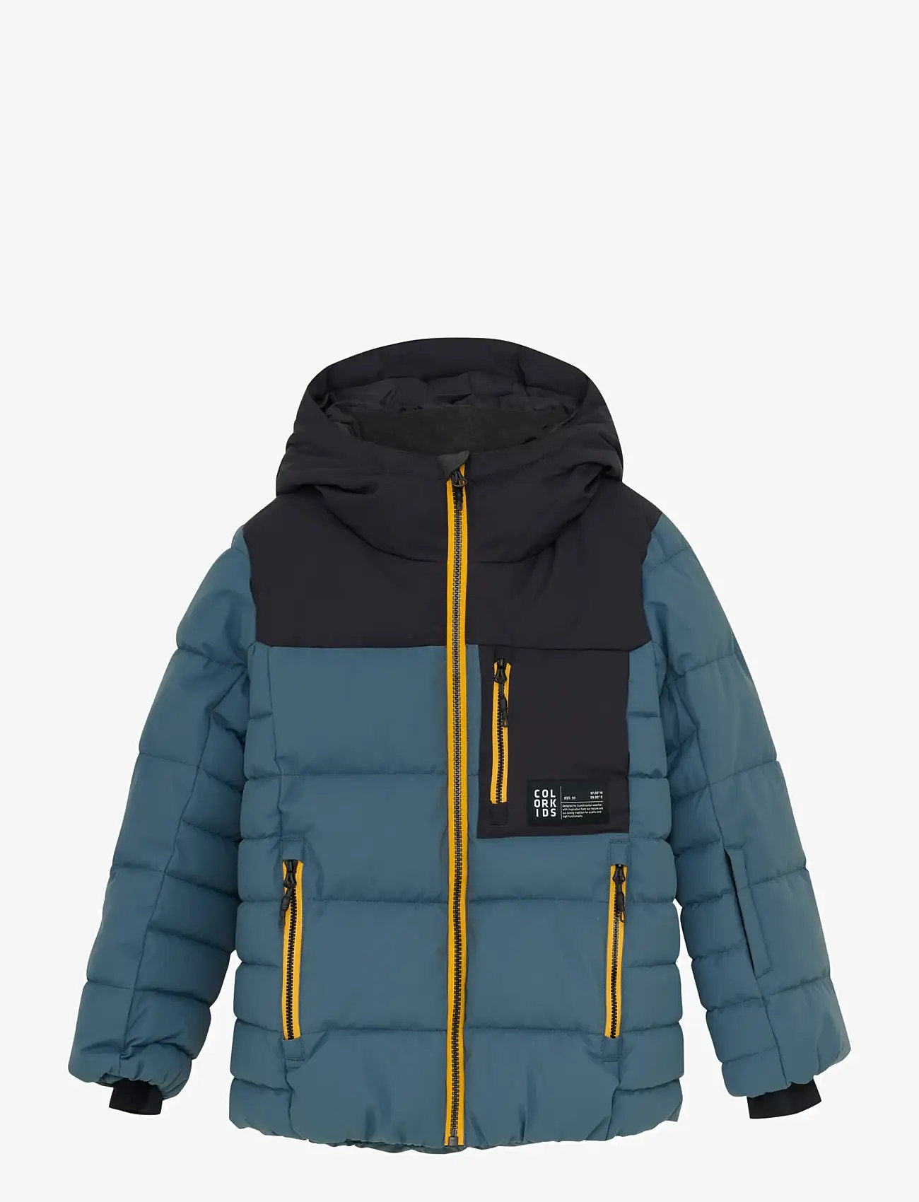 Color Kids - Jr. Ski Puffer Jacket - Quilt - skijakker - stormy weather - 1