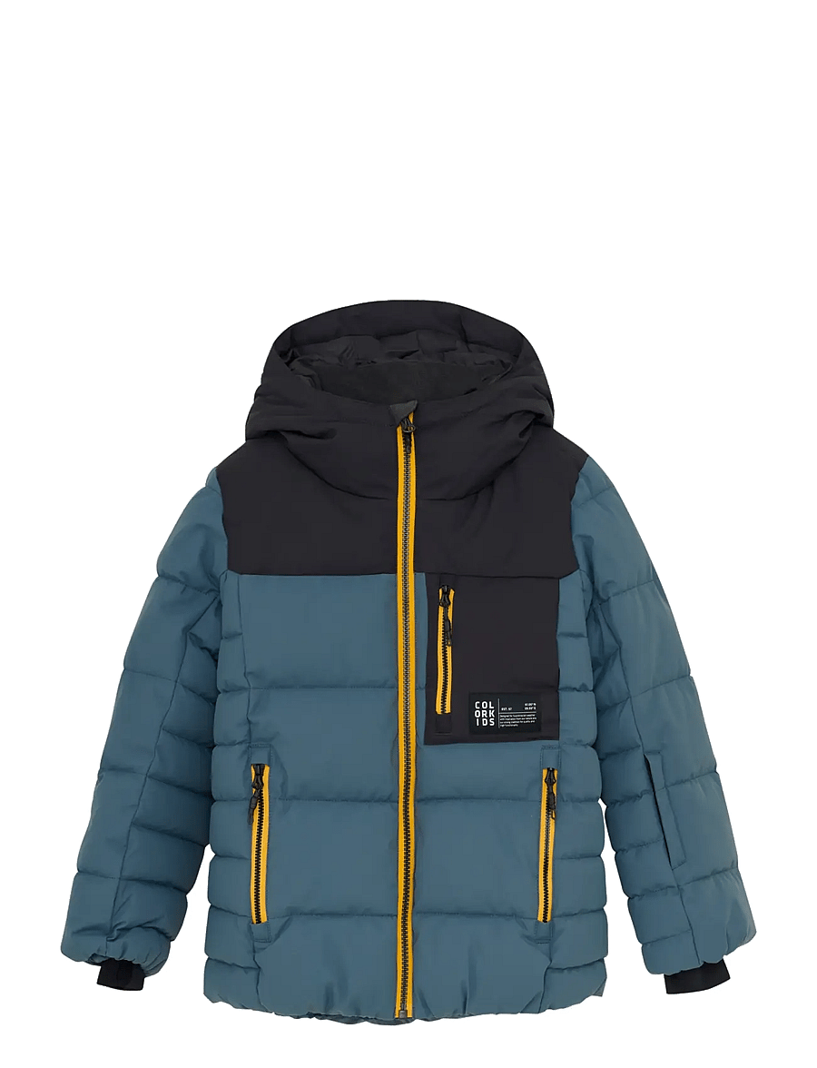 Color Kids - Jr. Ski Puffer Jacket - Quilt - skijakker - stormy weather - 1