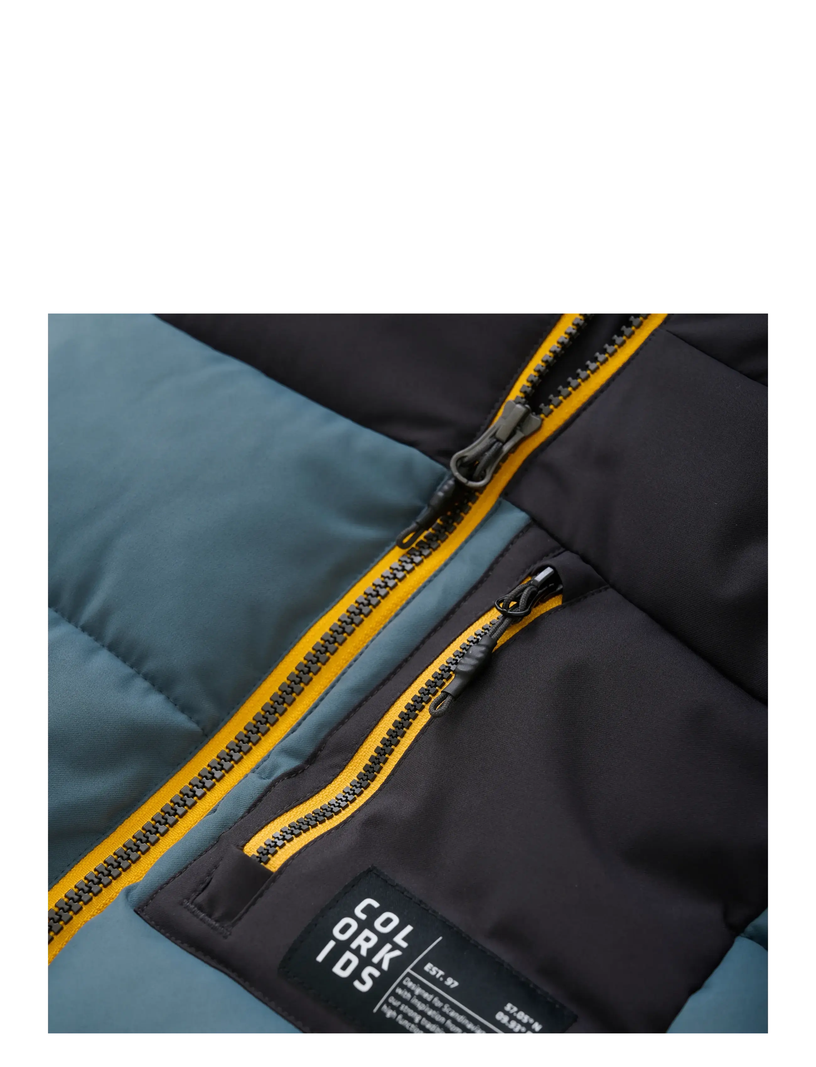 Color Kids - Jr. Ski Puffer Jacket - Quilt - skijakker - stormy weather - 4