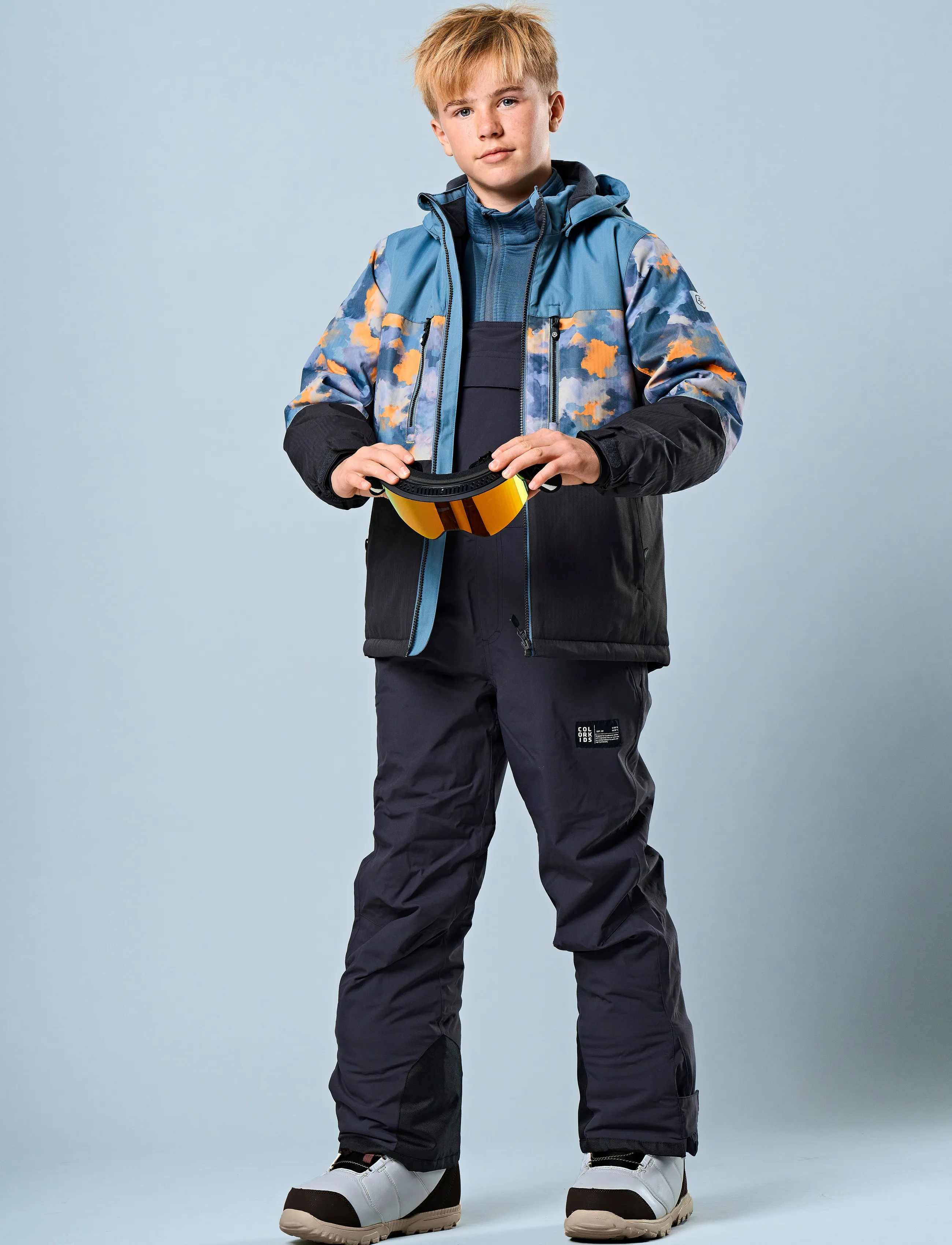 Color Kids - Jr. Ski Bib Pants - phantom - 5