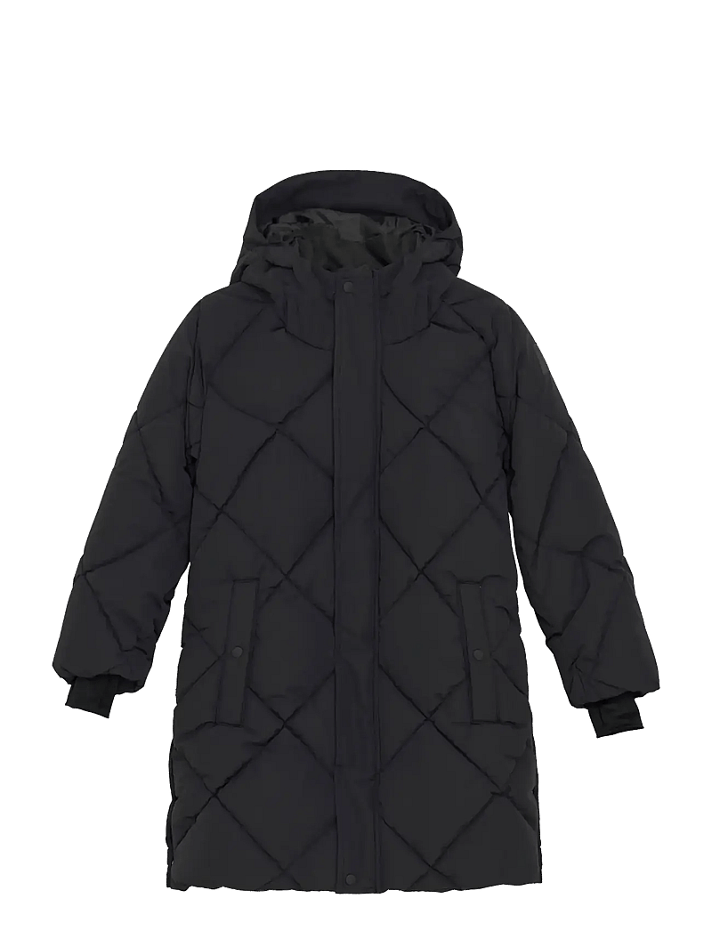 Color Kids - Jr. Puffer Jacket - Long - paksud joped - phantom - 1