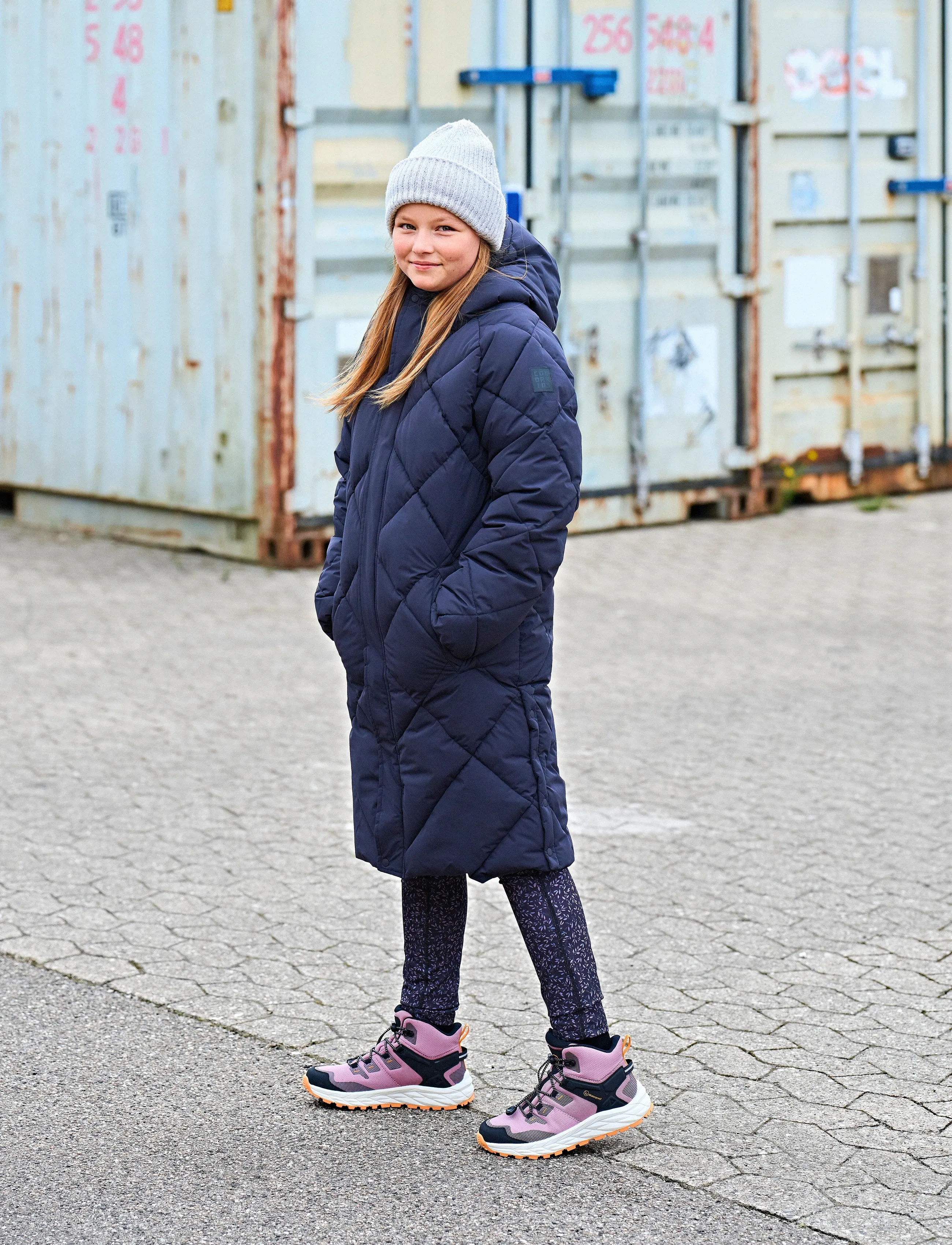 Color Kids Jr. Puffer Jacket Long, 110, Jackets & Coats, Schwarz - Padded, Kinder