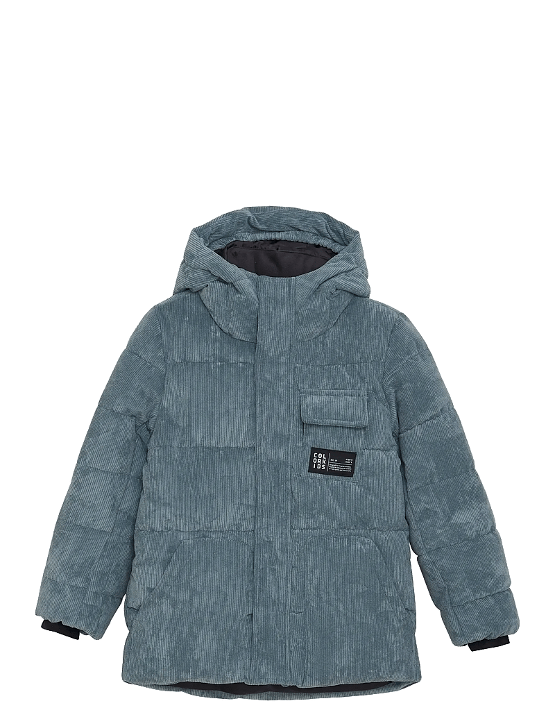 Color Kids - Jr. Puffer Jacket - Corduroy - paksud joped - stormy weather - 1