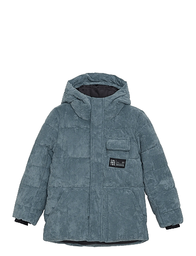 Color Kids Jr. Puffer Jacket - Corduroy - Odzież - STORMY WEATHER / blue