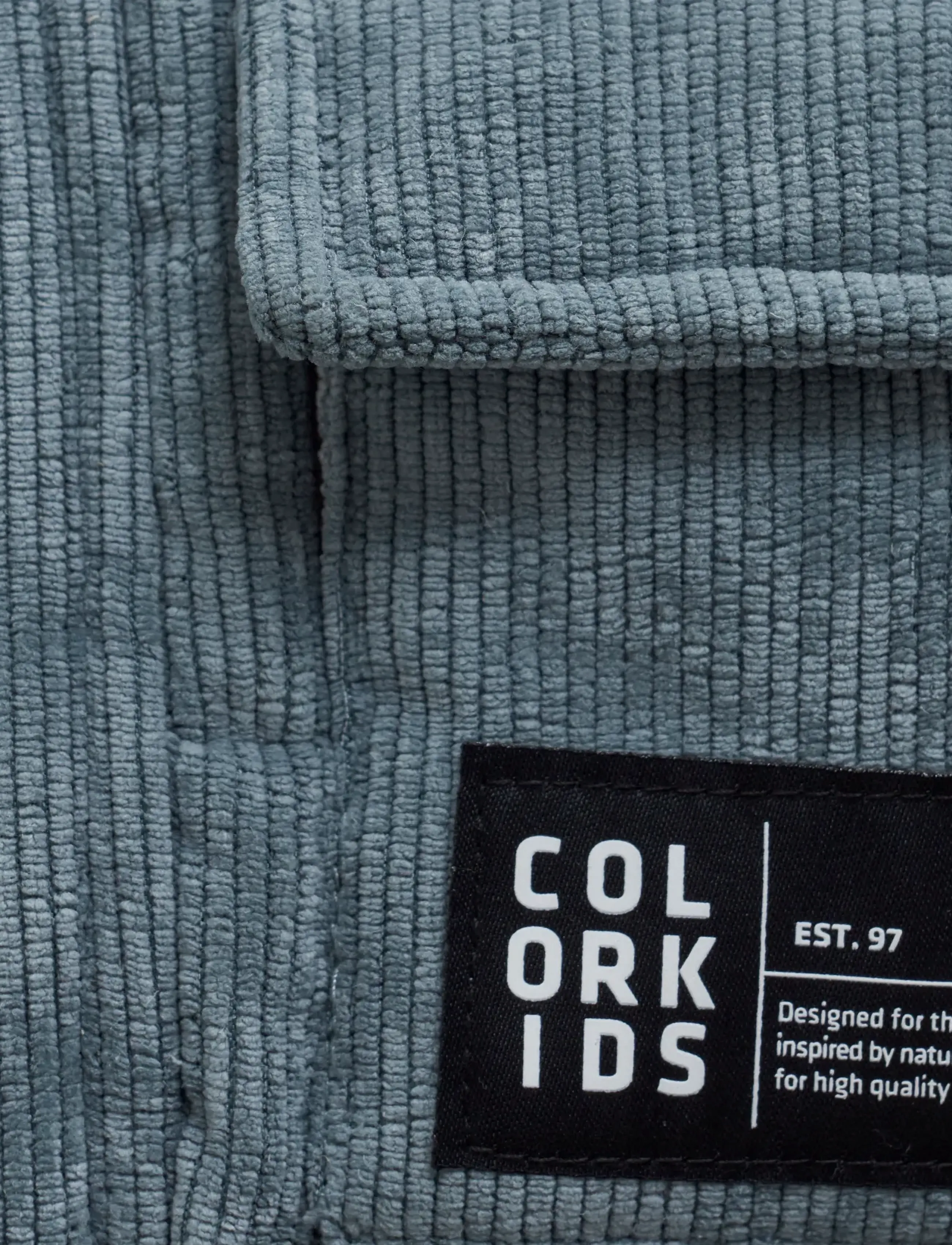 Color Kids - Jr. Puffer Jacket - Corduroy - isolierte jacken - stormy weather - 3
