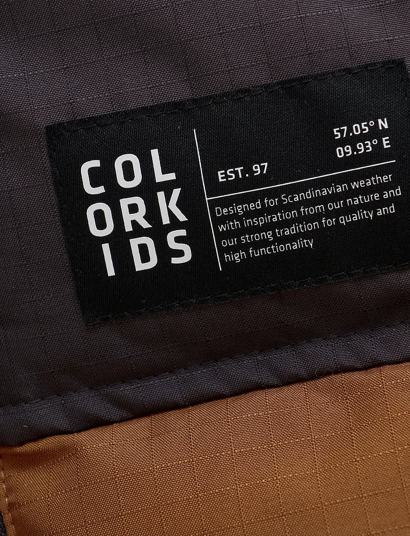 Color Kids - Jr. Jacket - Box & Quilt - isolerede jakker - nuthatch - 2