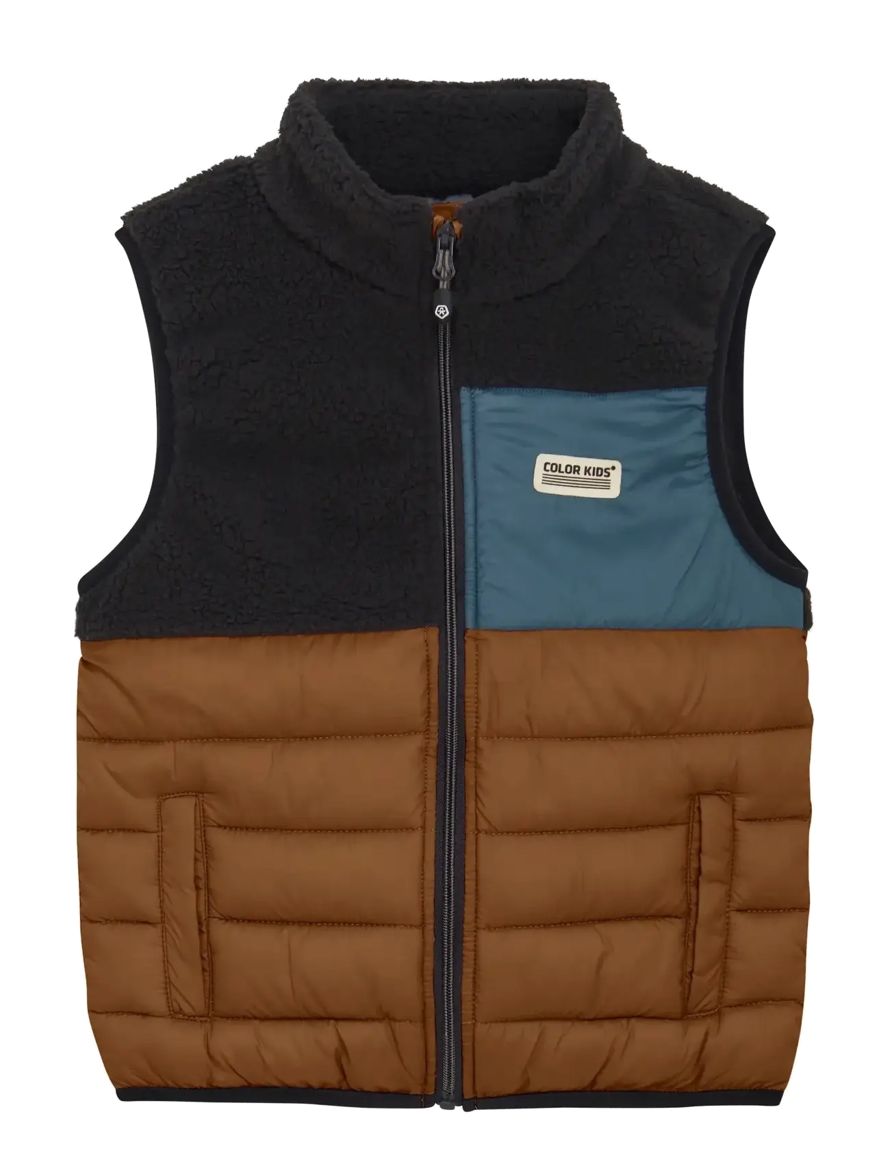 Fleece Waistcoat W. Quilt - NUTHATCH