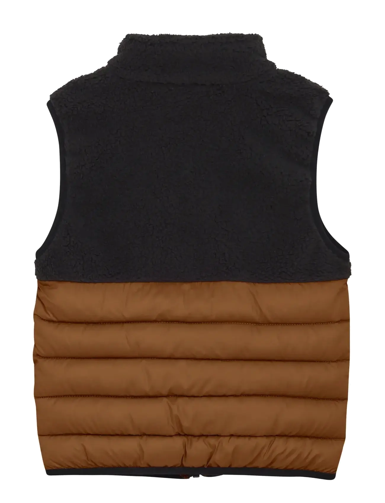 Color Kids - Fleece Waistcoat W. Quilt - nuthatch - 2