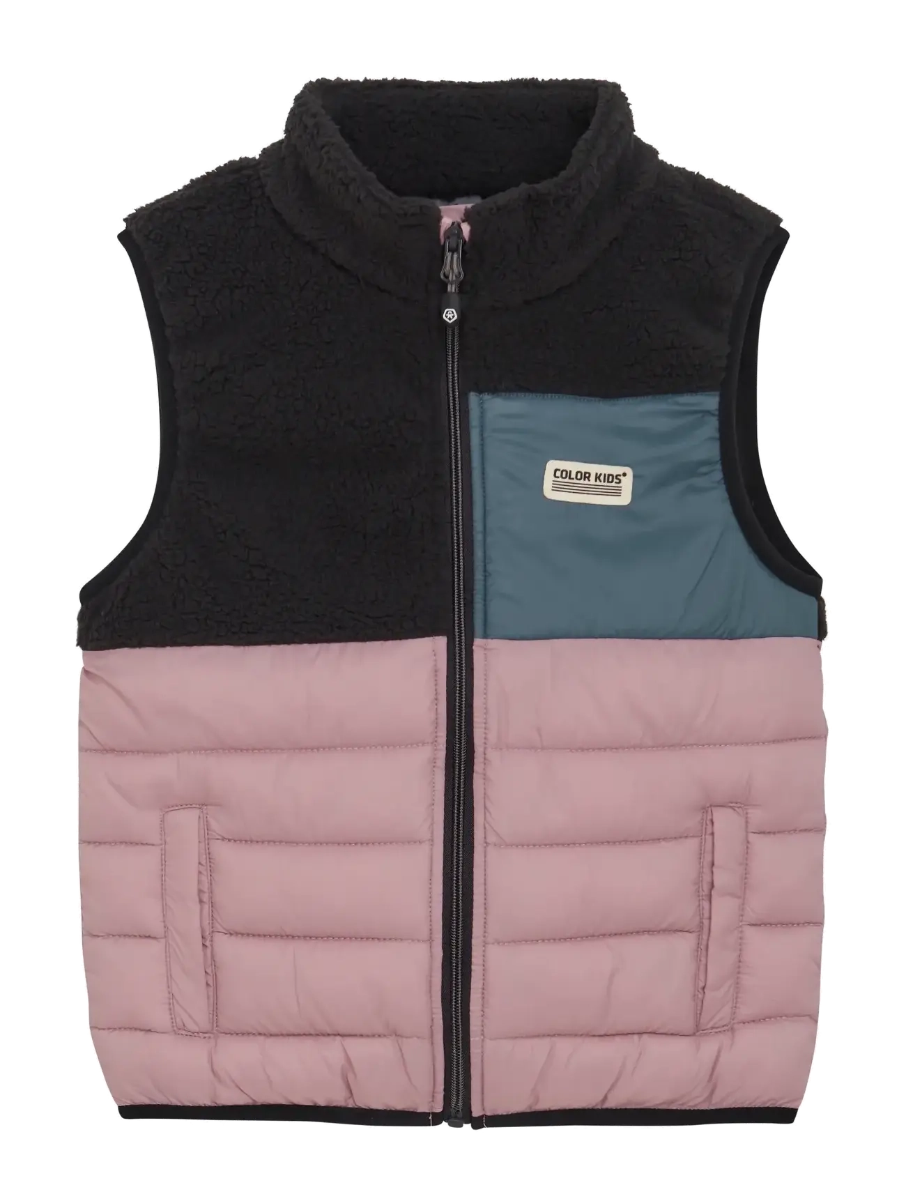 Fleece Waistcoat W. Quilt - WOODROSE