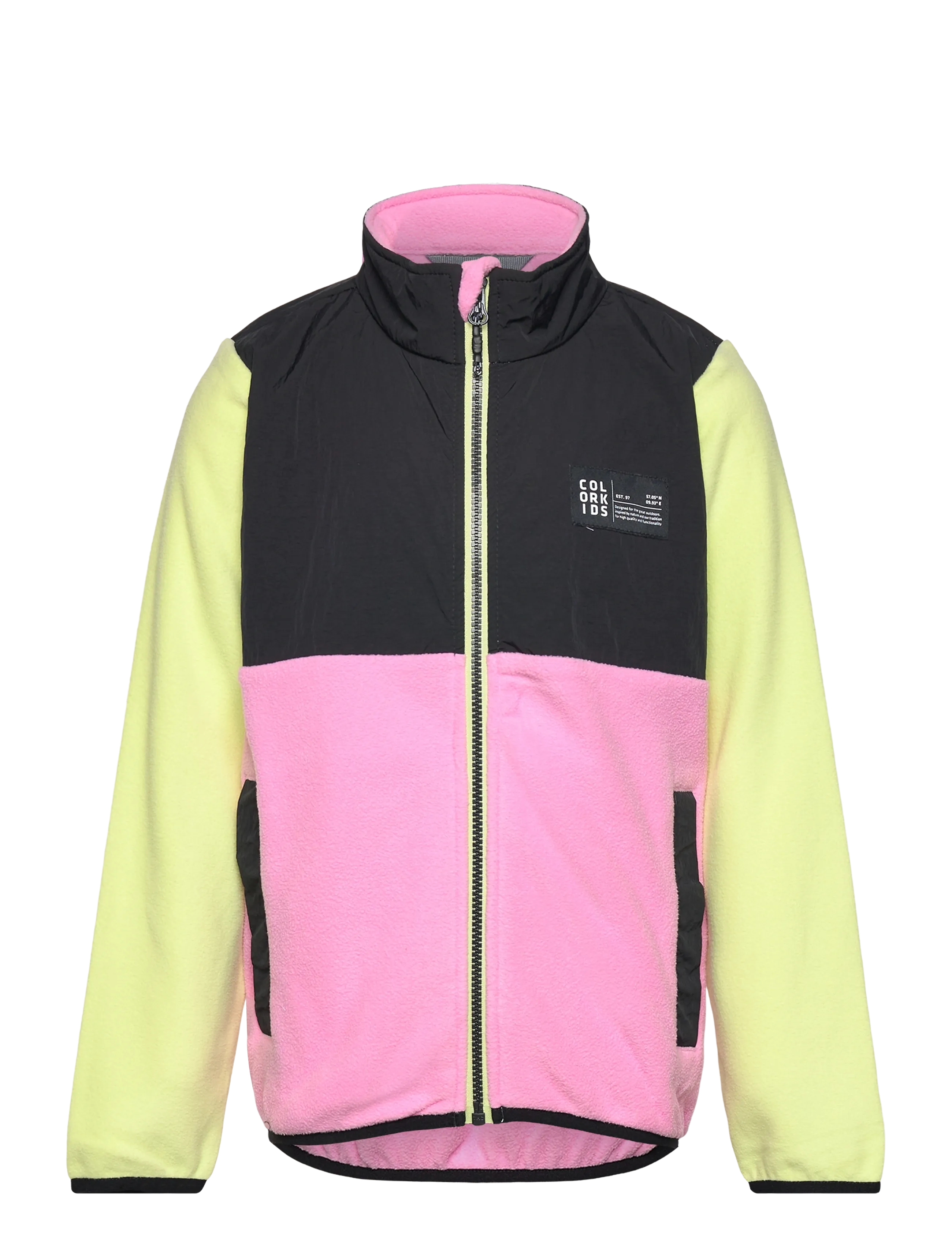 Color Kids Fleece Jacket, 104, Oberbekleidung, Rosa - Jackets, Kinder