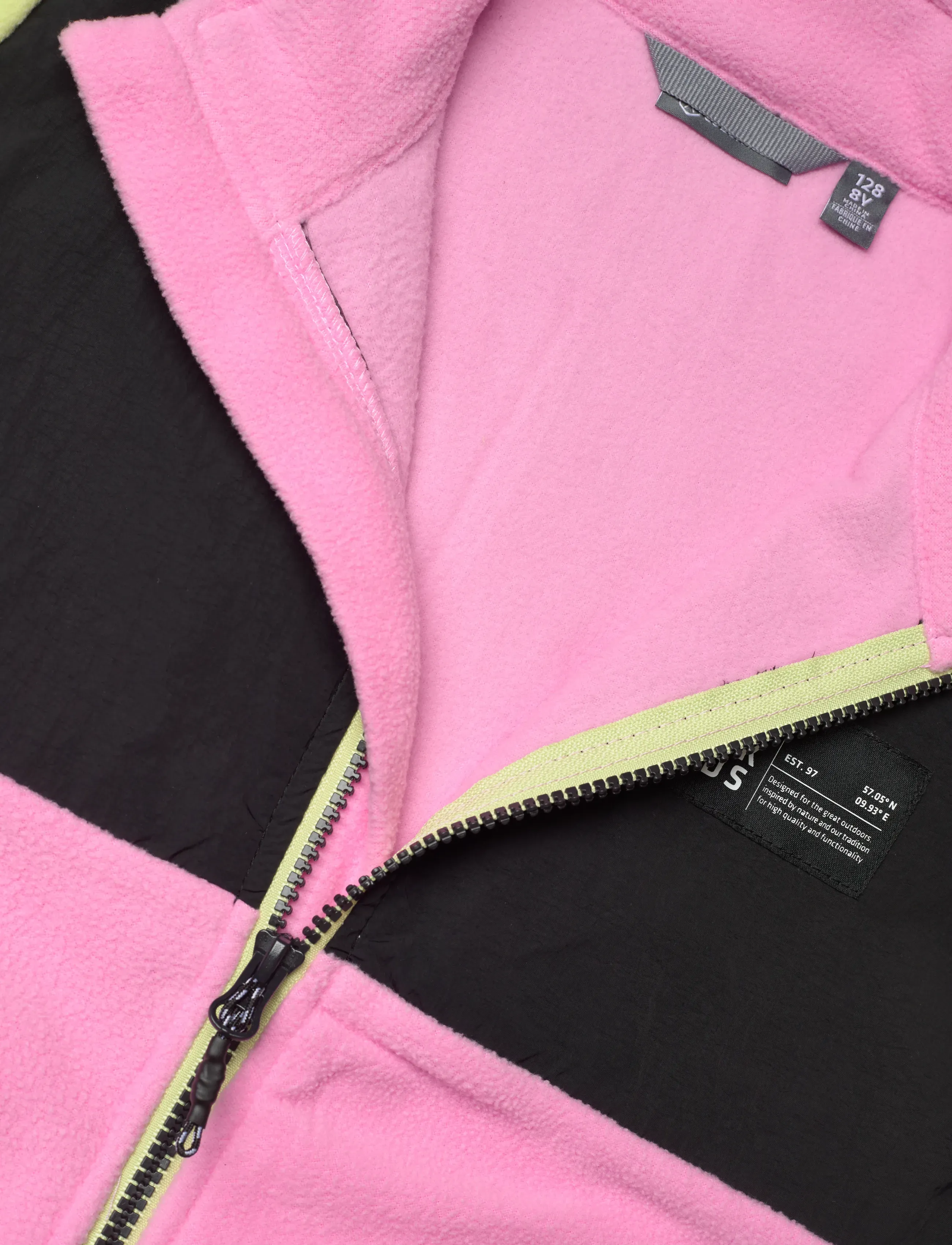 Color Kids - Fleece Jacket - efterårsjakker - bonbon - 2
