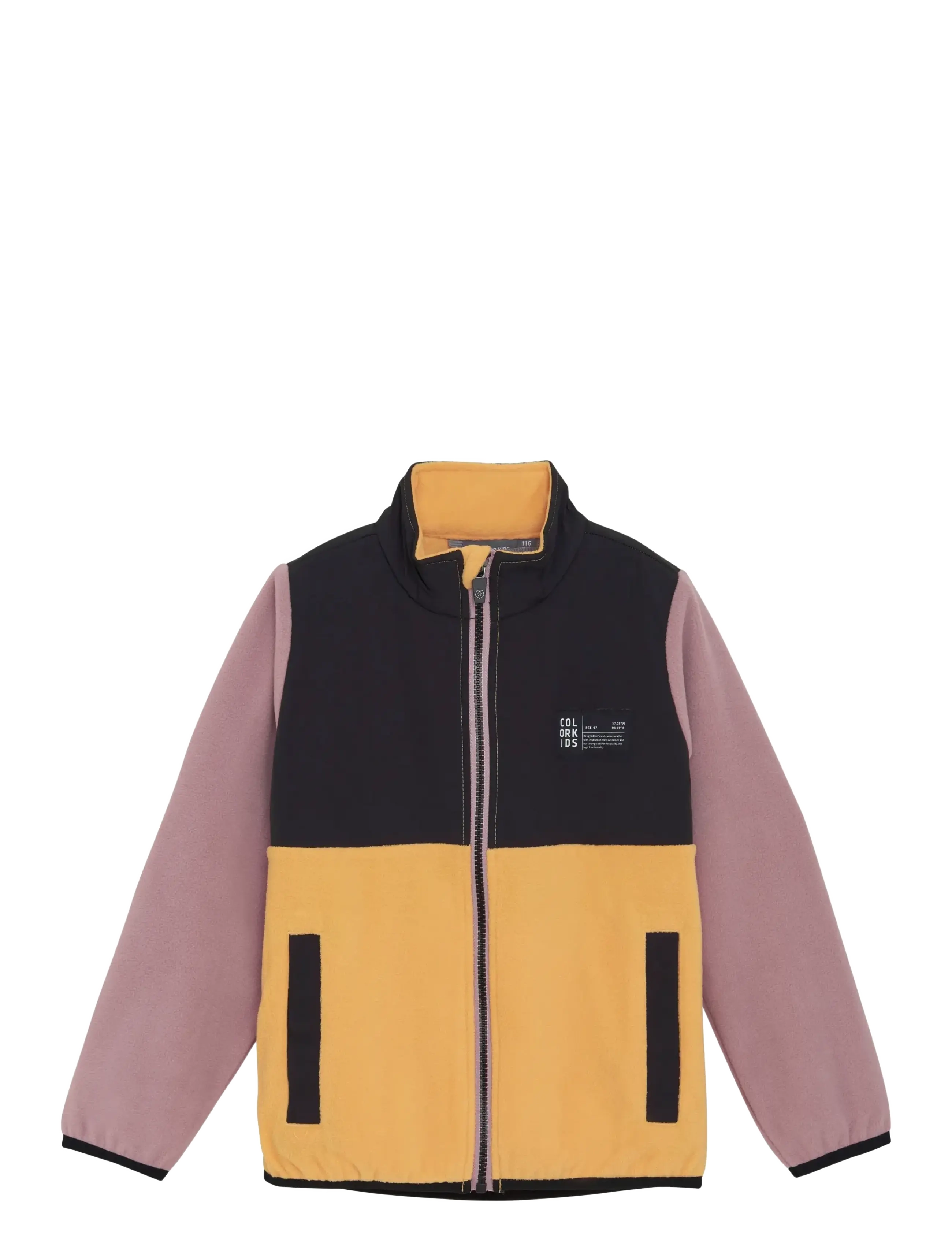 Color Kids Fleece Jacket - View all - CHAMOIS / black