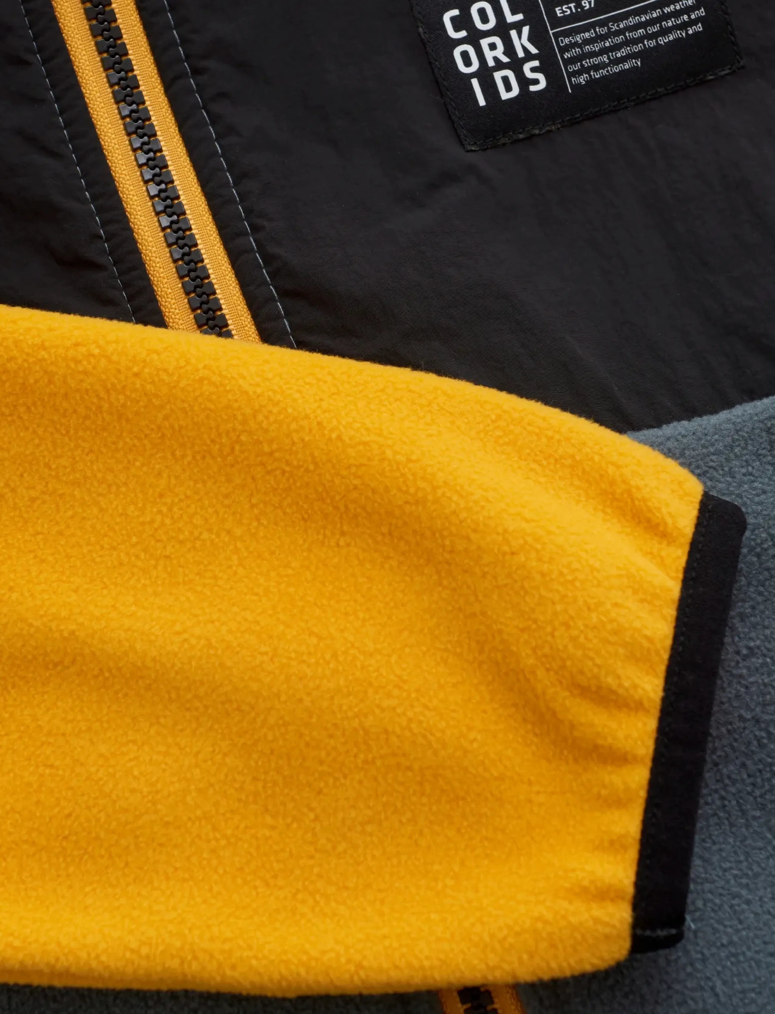 Color Kids - Fleece Jacket - efterårsjakker - stormy weather - 2