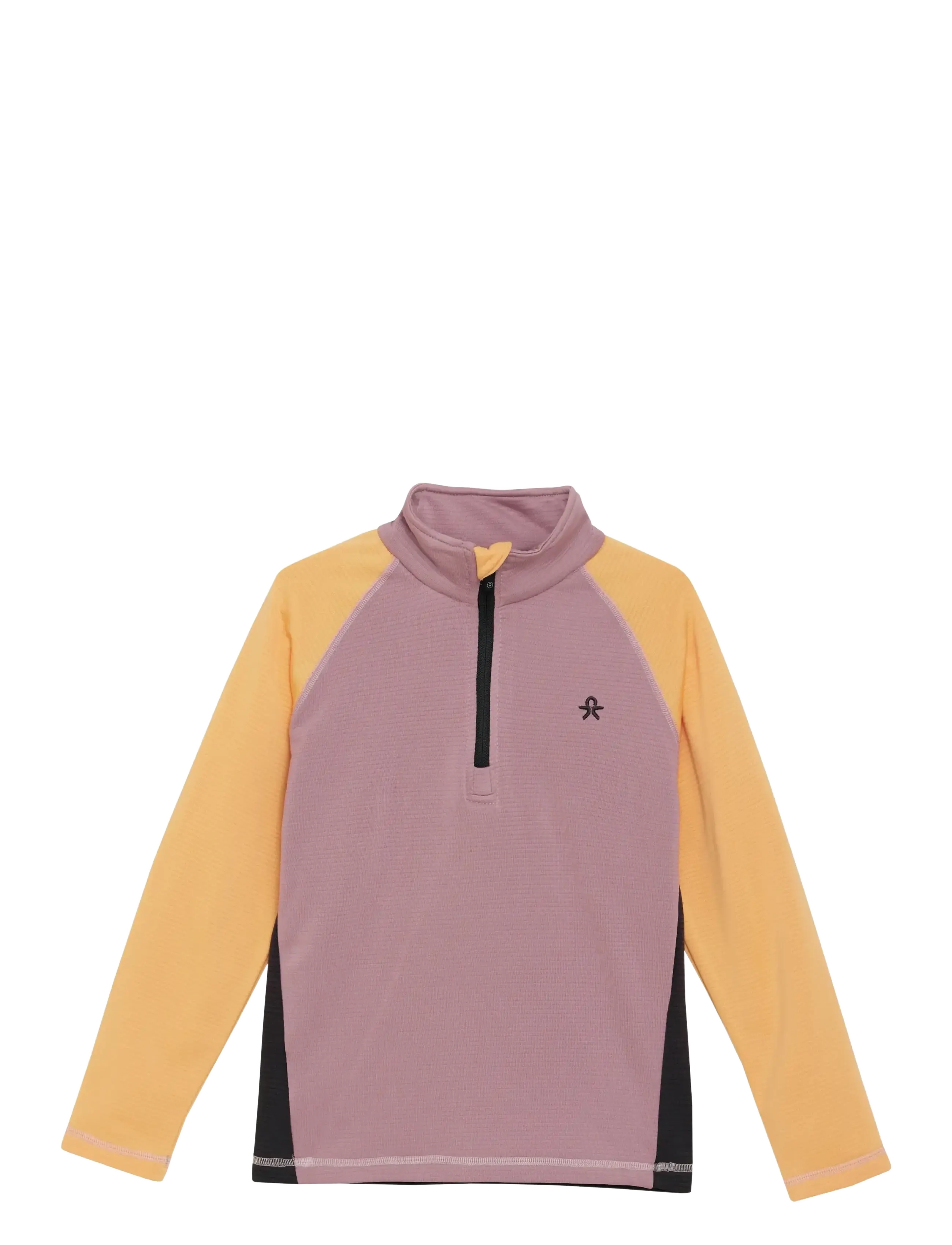 Color Kids Fleece Stretch - Colorblock - Fleece & Midlayer - WOODROSE / pink/rose
