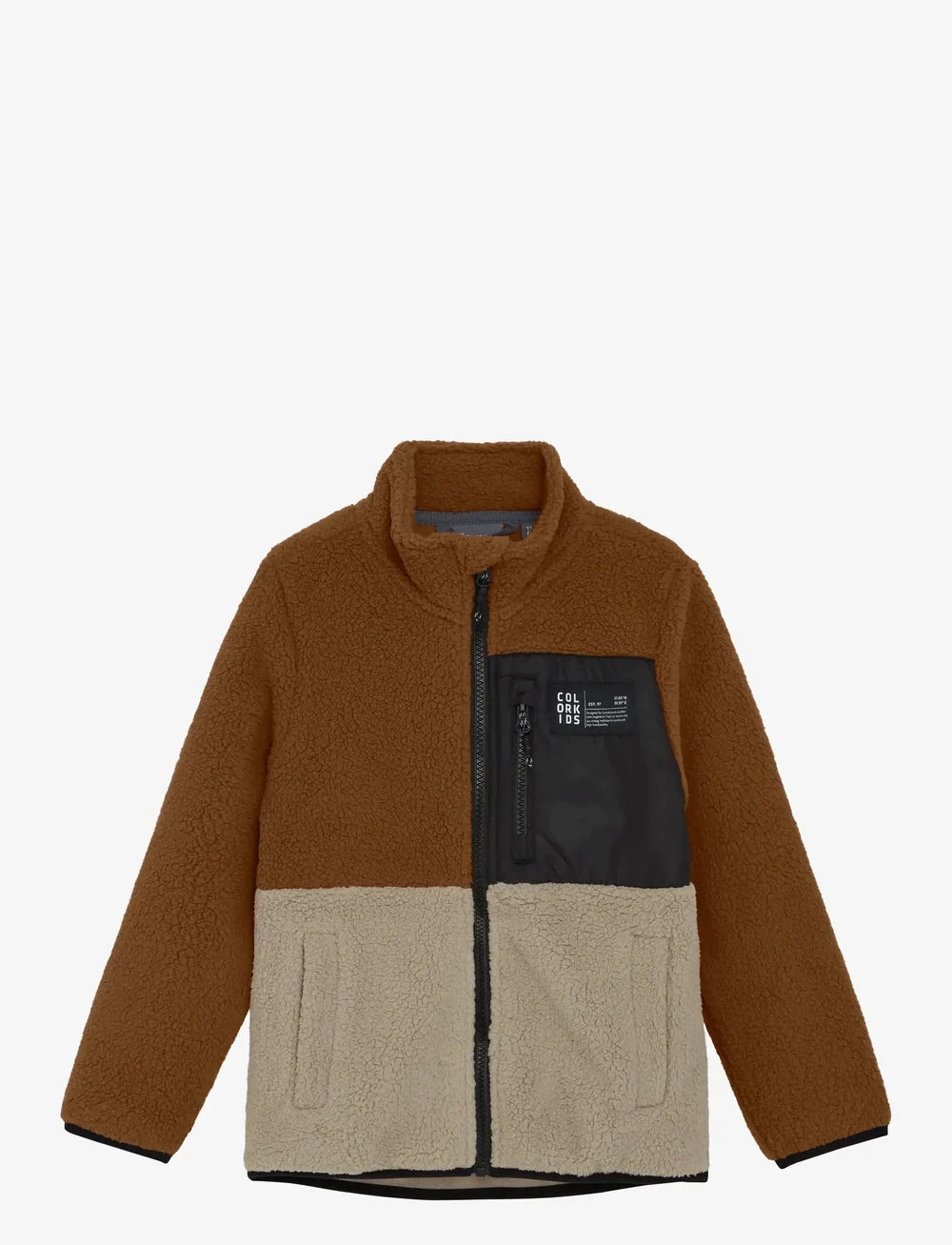 Color Kids - Fleece Jacket - isolierte jacken - nuthatch - 0