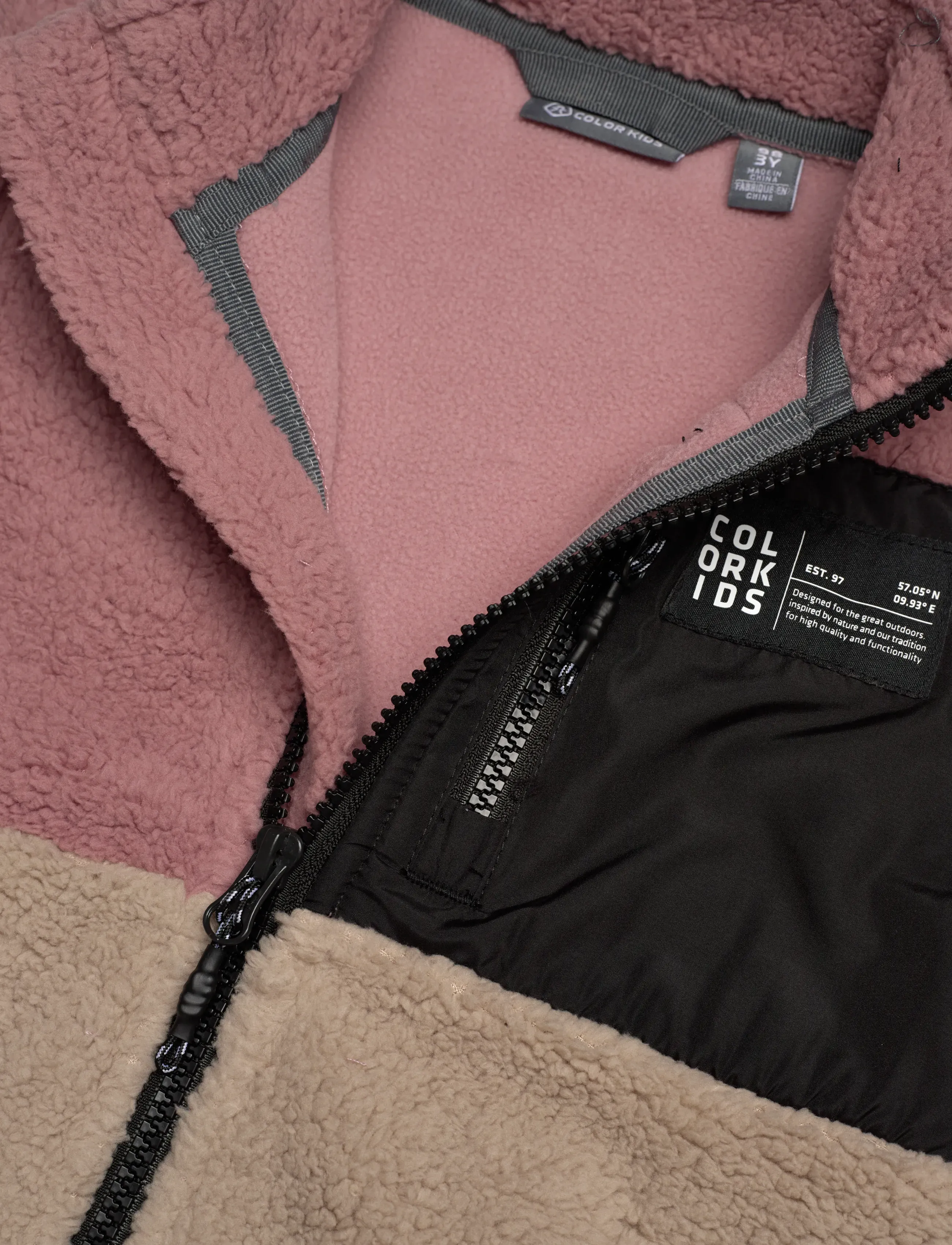 Color Kids - Fleece Jacket - woodrose - 2
