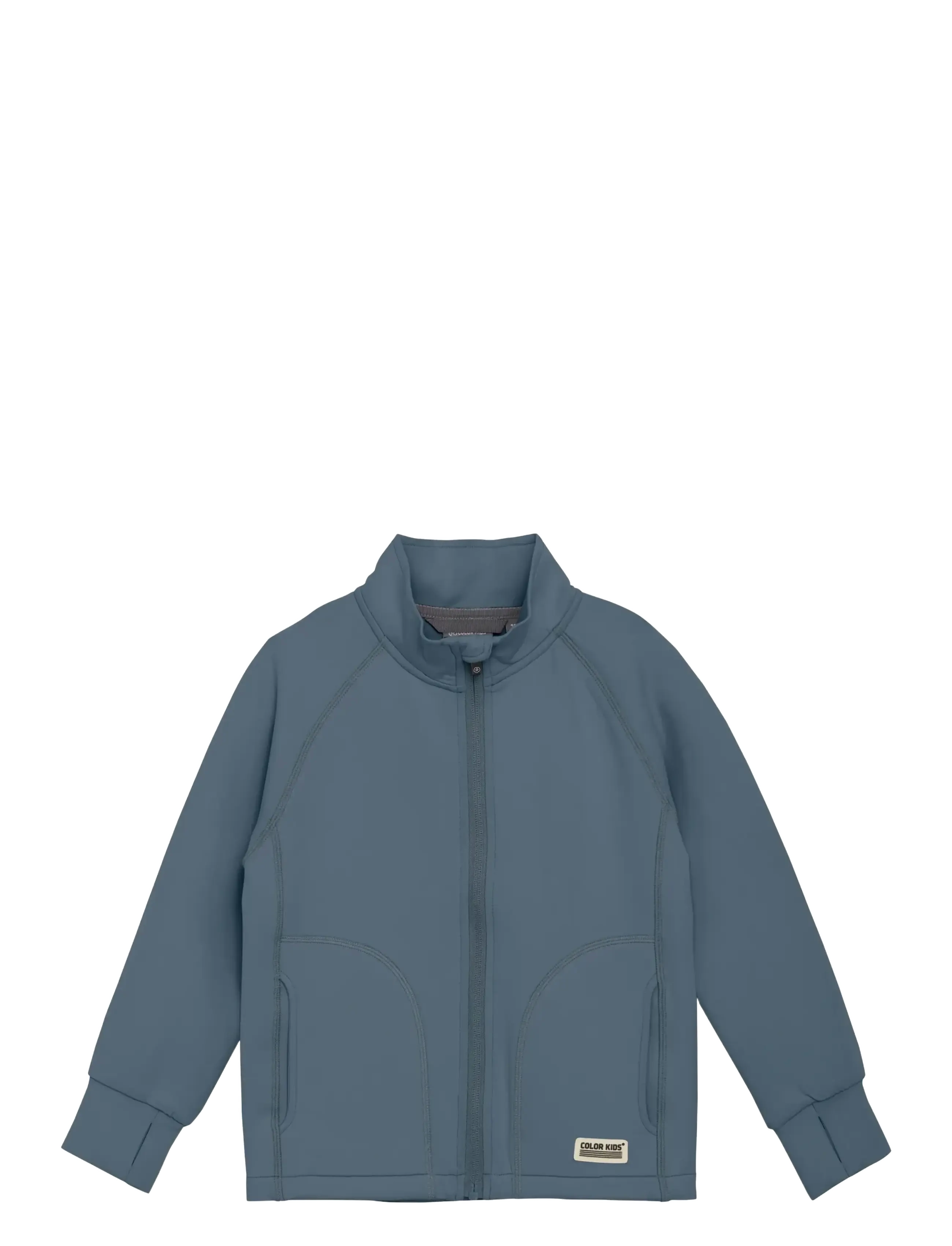 Color Kids Fleece Jacket - Brushed inside - Color Kids - STORMY WEATHER / blue
