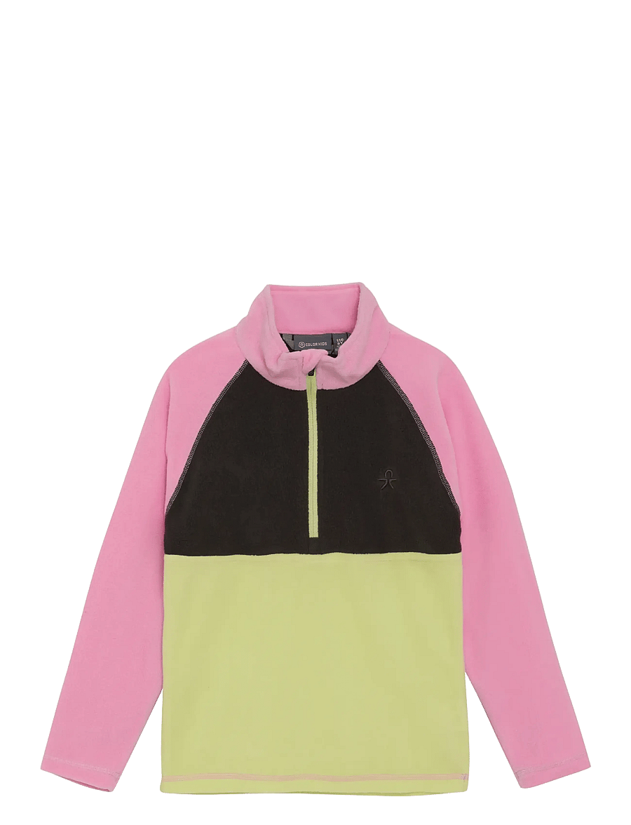 Color Kids - Fleece Pulli - Colorblock - paksud joped - bonbon - 0