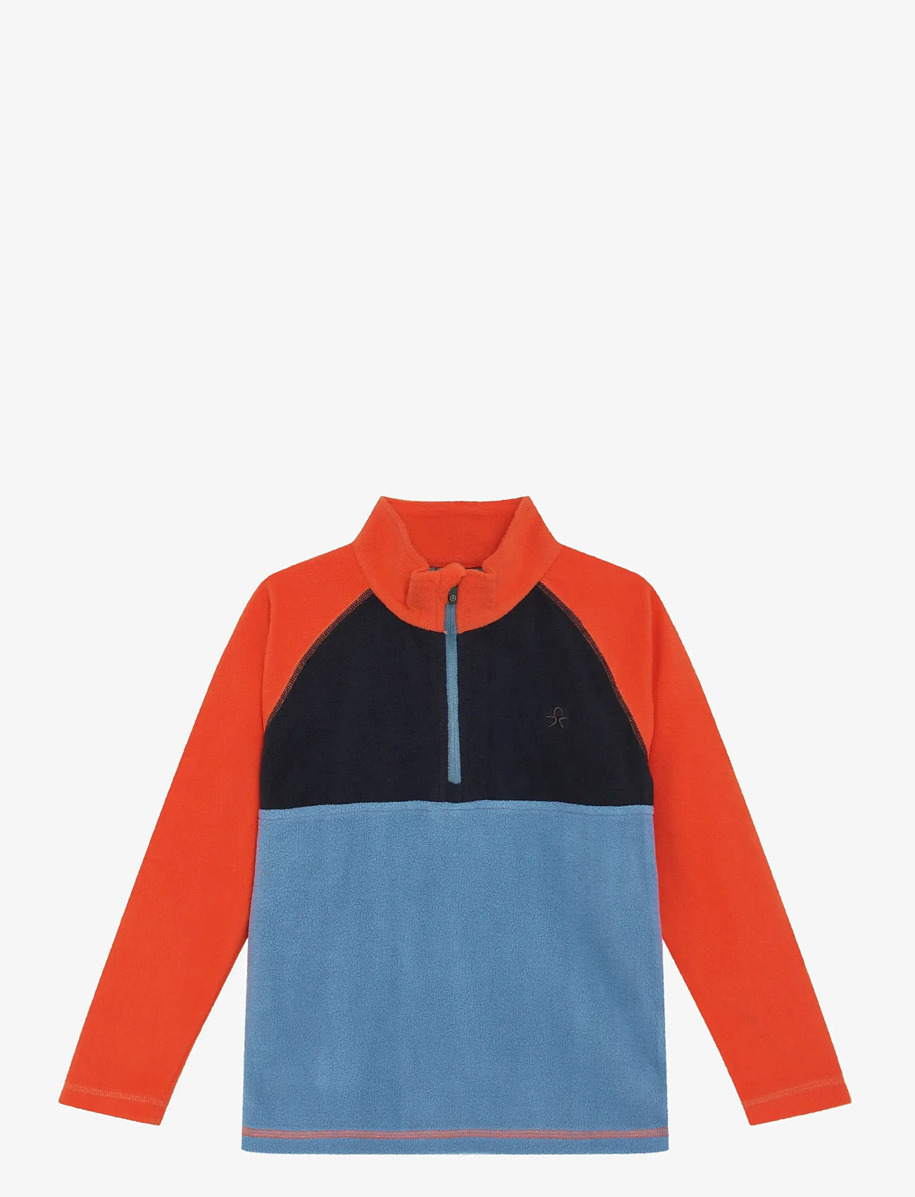 Color Kids - Fleece Pulli - Colorblock - vestes thermo-isolantes - tangerine tango - 0