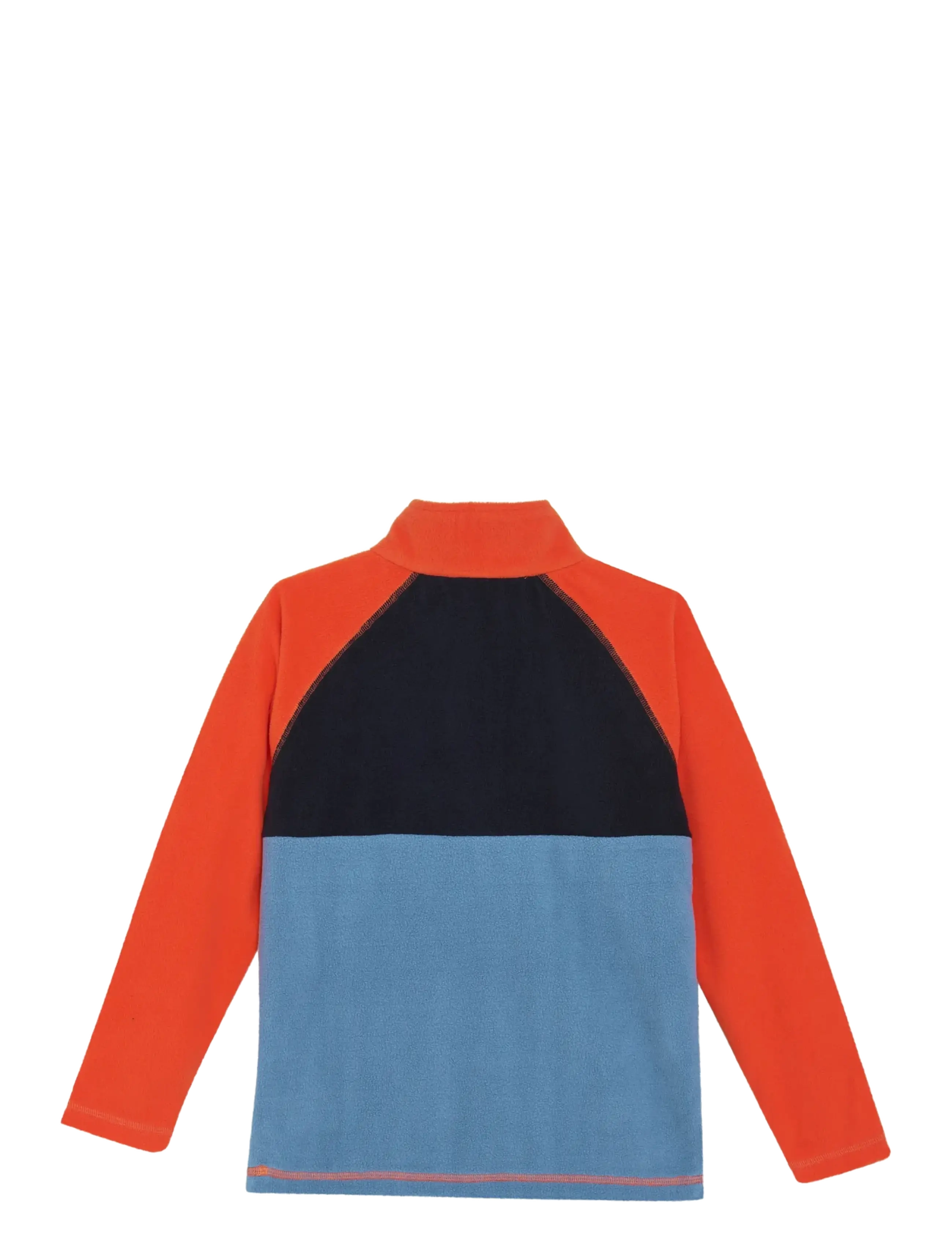 Color Kids - Fleece Pulli - Colorblock - isolierte jacken - tangerine tango - 1