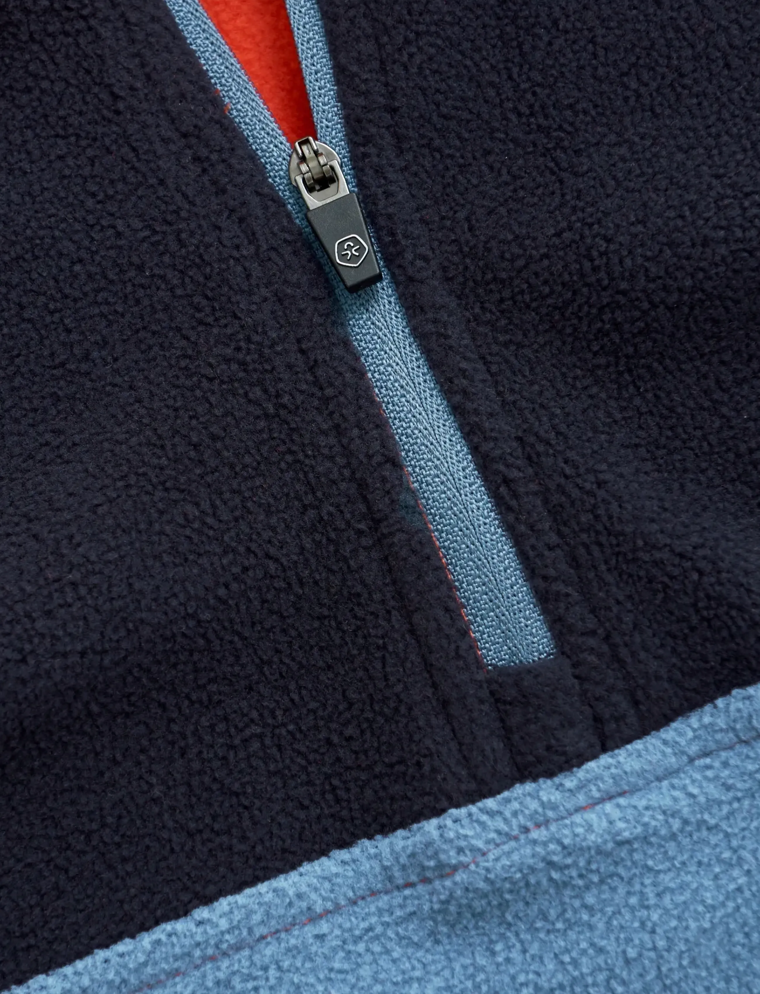 Color Kids - Fleece Pulli - Colorblock - isolierte jacken - tangerine tango - 2