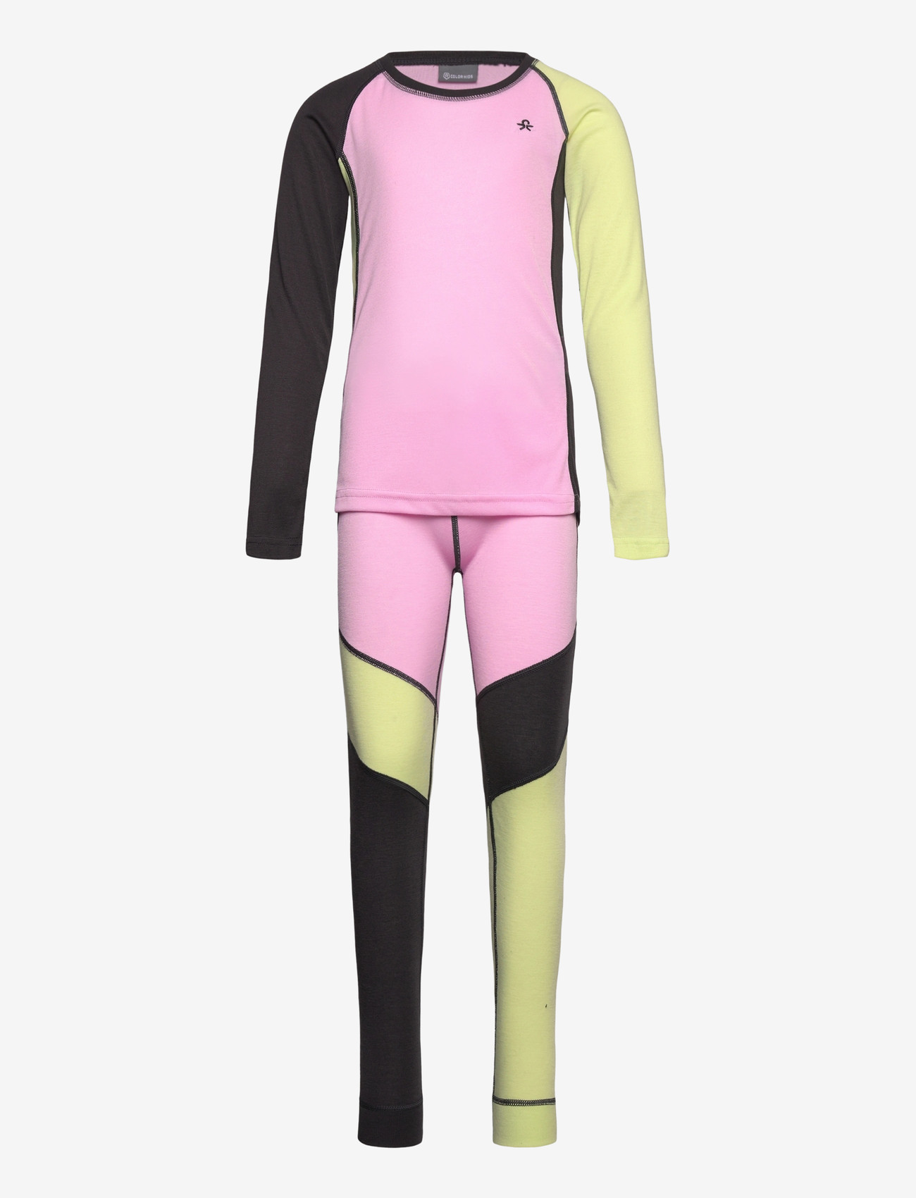 Color Kids - Ski Underwear - Colorblock - underställsset - bonbon - 0