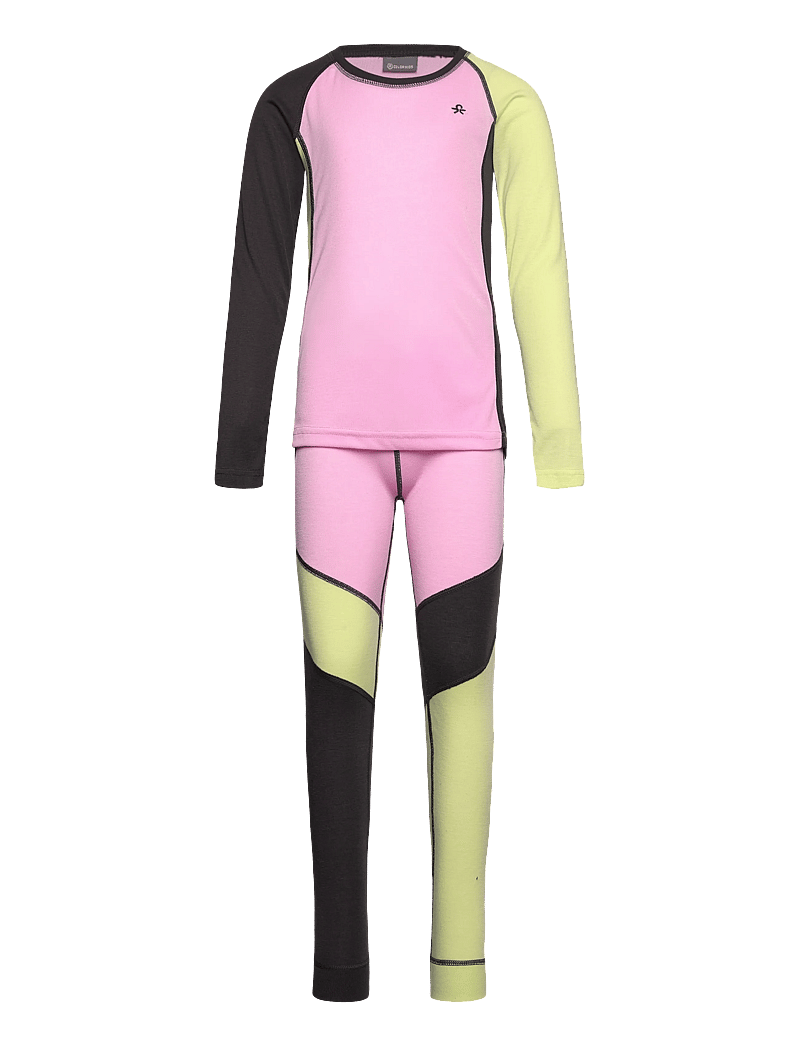 Color Kids - Ski Underwear - Colorblock - underställsset - bonbon - 0