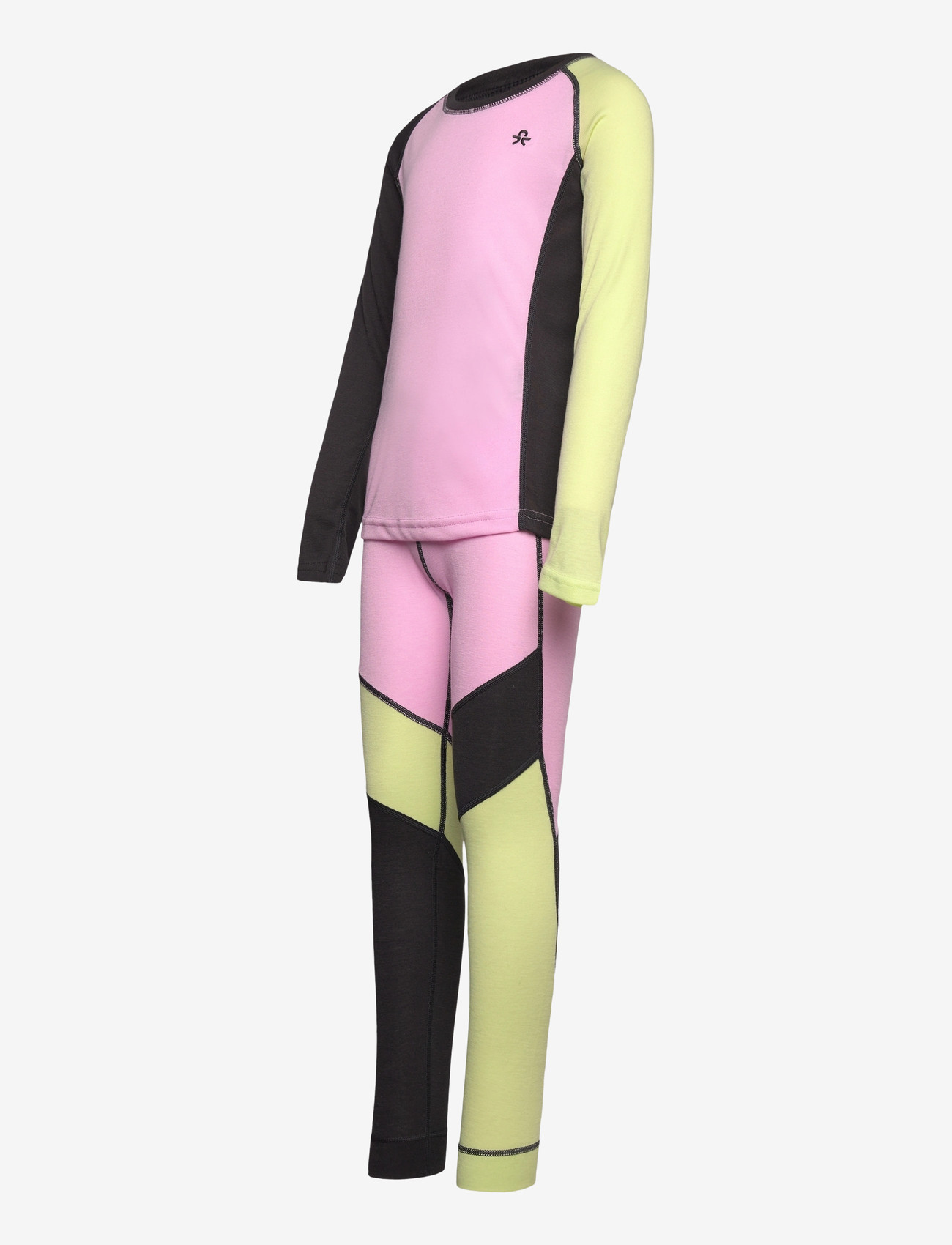 Color Kids - Ski Underwear - Colorblock - underställsset - bonbon - 2