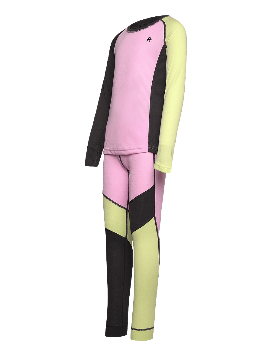 Color Kids - Ski Underwear - Colorblock - ensemble de sous-couche thermique - bonbon - 2