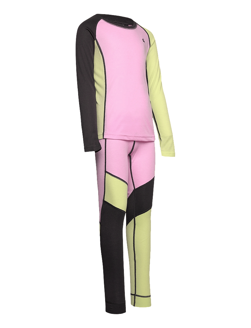 Color Kids - Ski Underwear - Colorblock - termosæt - bonbon - 3