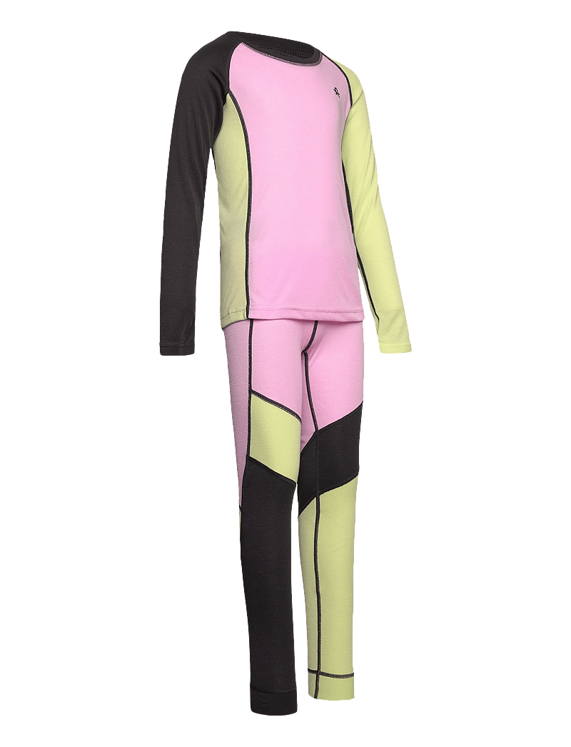 Color Kids - Ski Underwear - Colorblock - underställsset - bonbon - 4