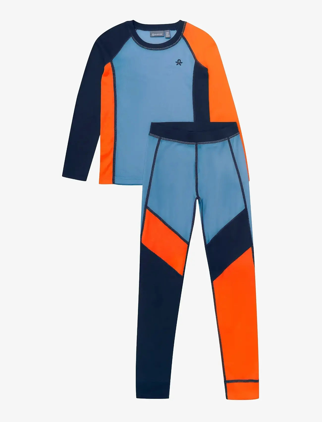 Color Kids - Ski Underwear - Colorblock - base layer sets - coronet blue - 0