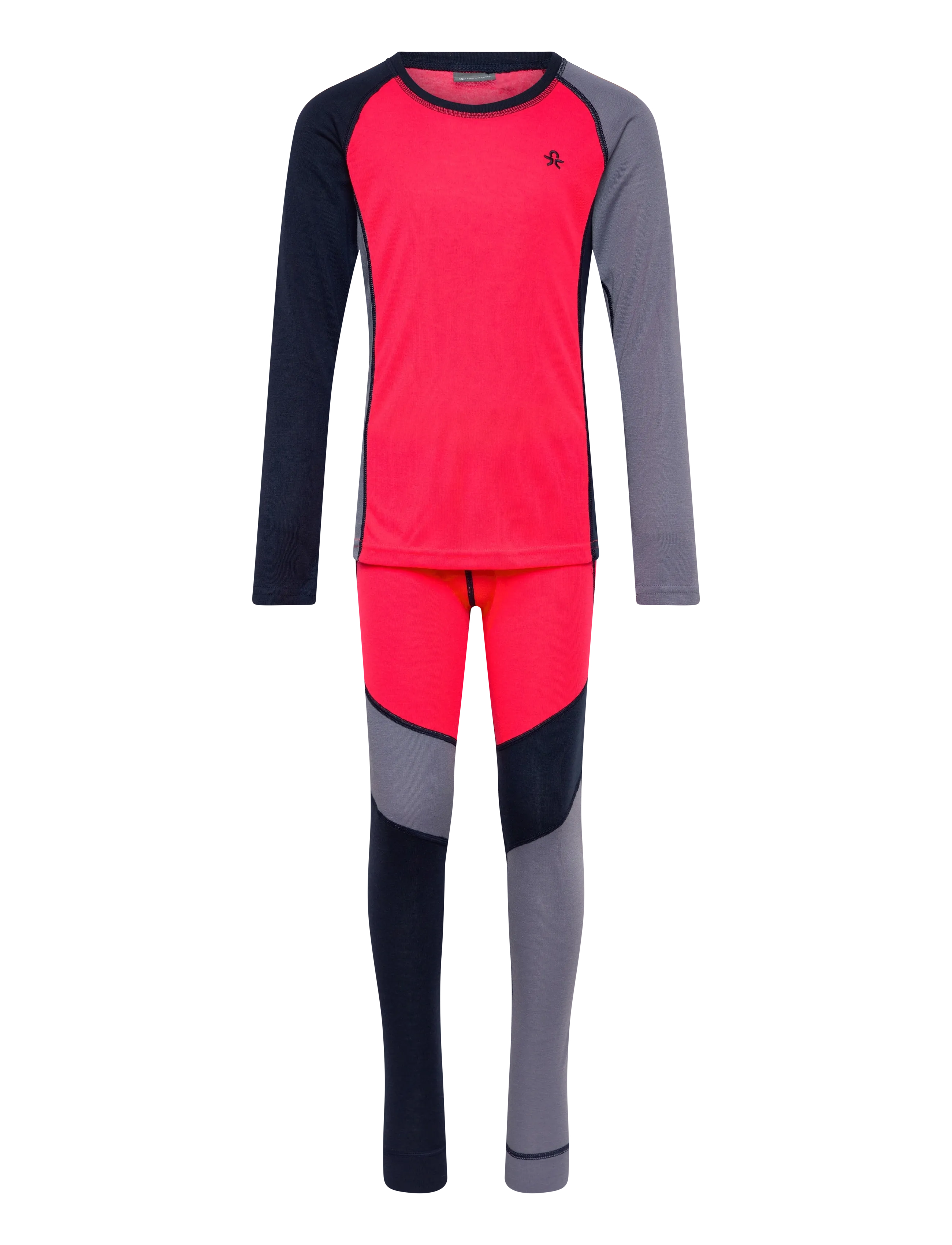 Color Kids Ski Underwear - Colorblock, 80, Pink, Base Layers > Base Layer Sæt, Børn