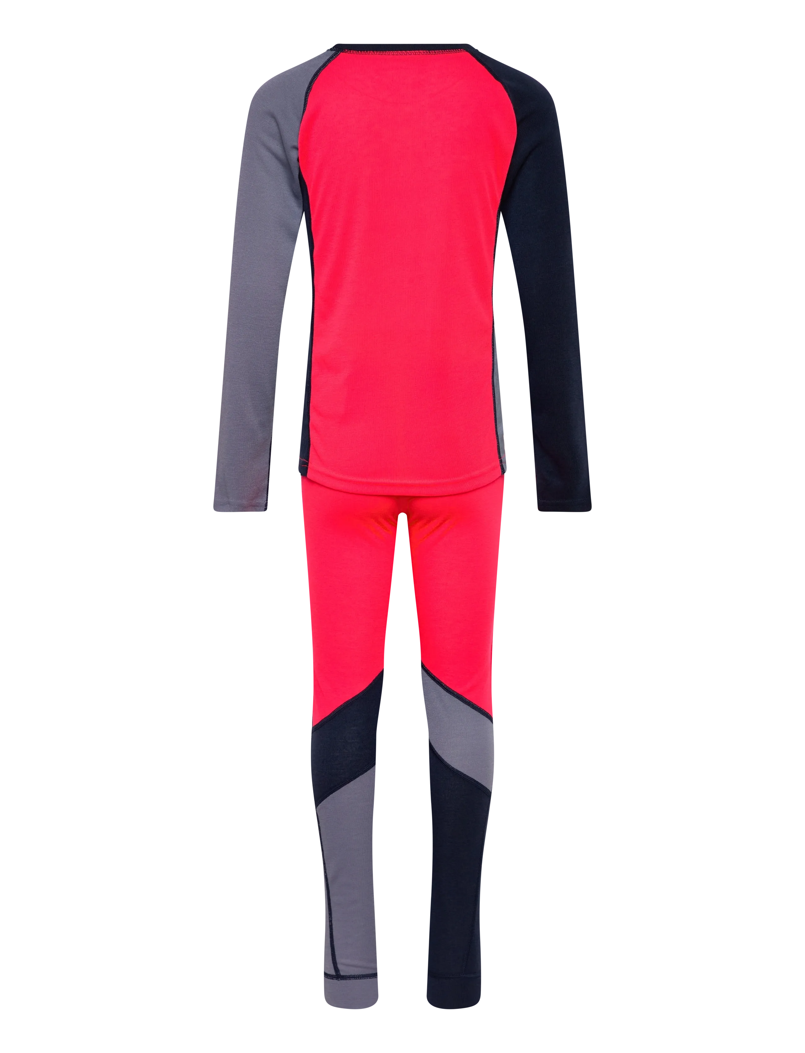 Color Kids - Ski Underwear - Colorblock - uldsæt - diva pink - 1