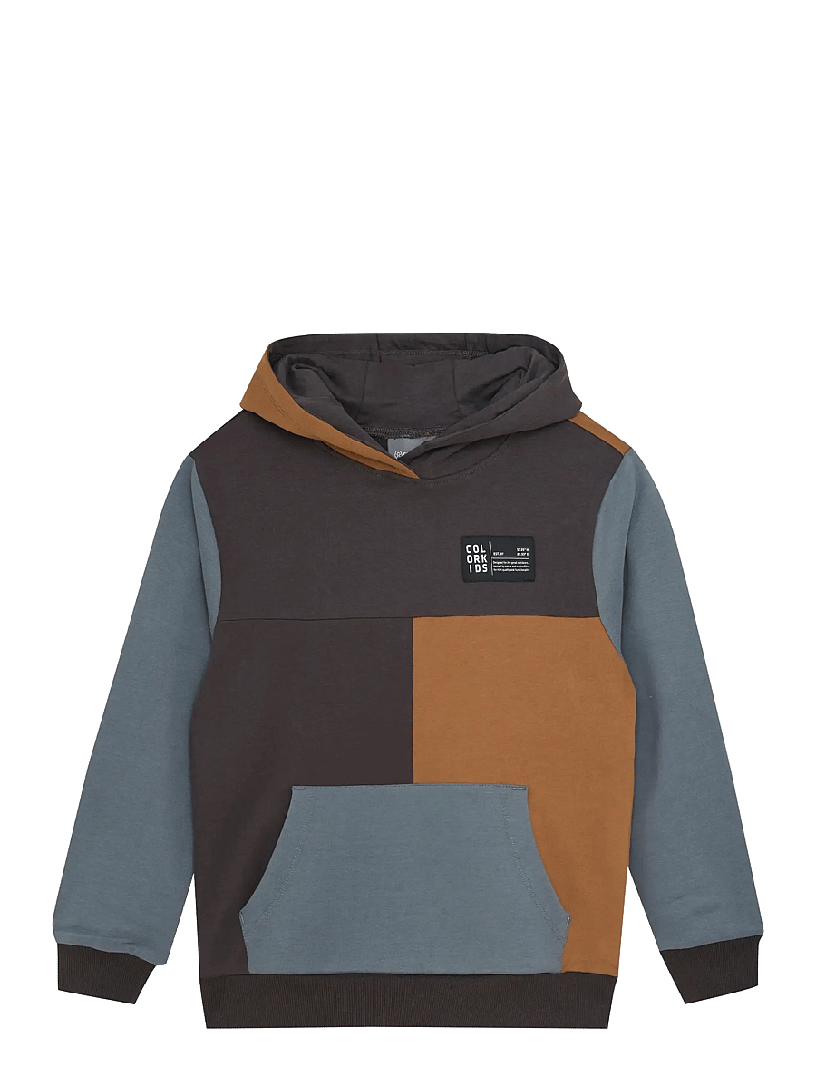 Color Kids - Sweat Hoodie - Colorblock - kapuzenpullover - phantom - 0