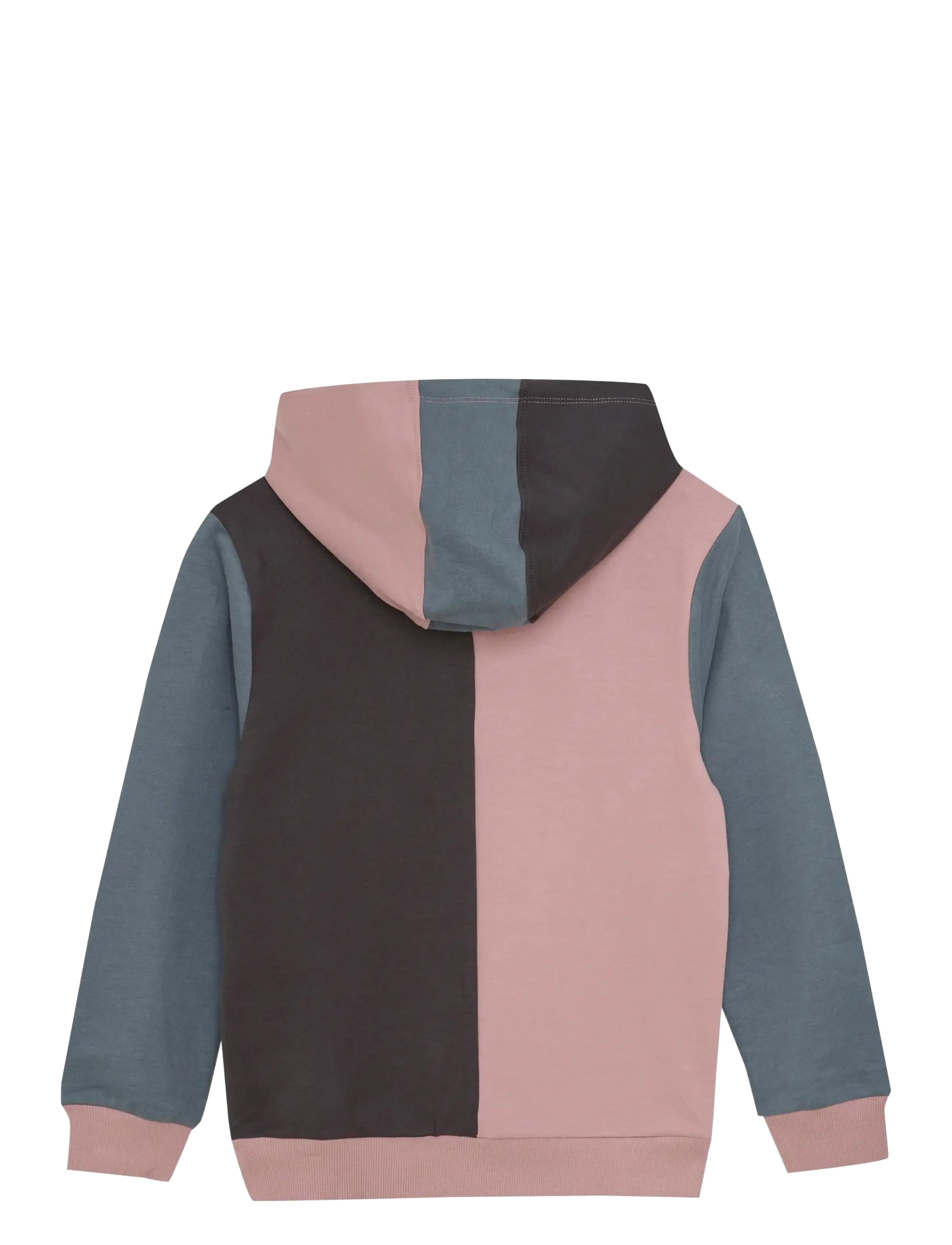 Color Kids - Sweat Hoodie - Colorblock - hættetrøjer - woodrose - 1