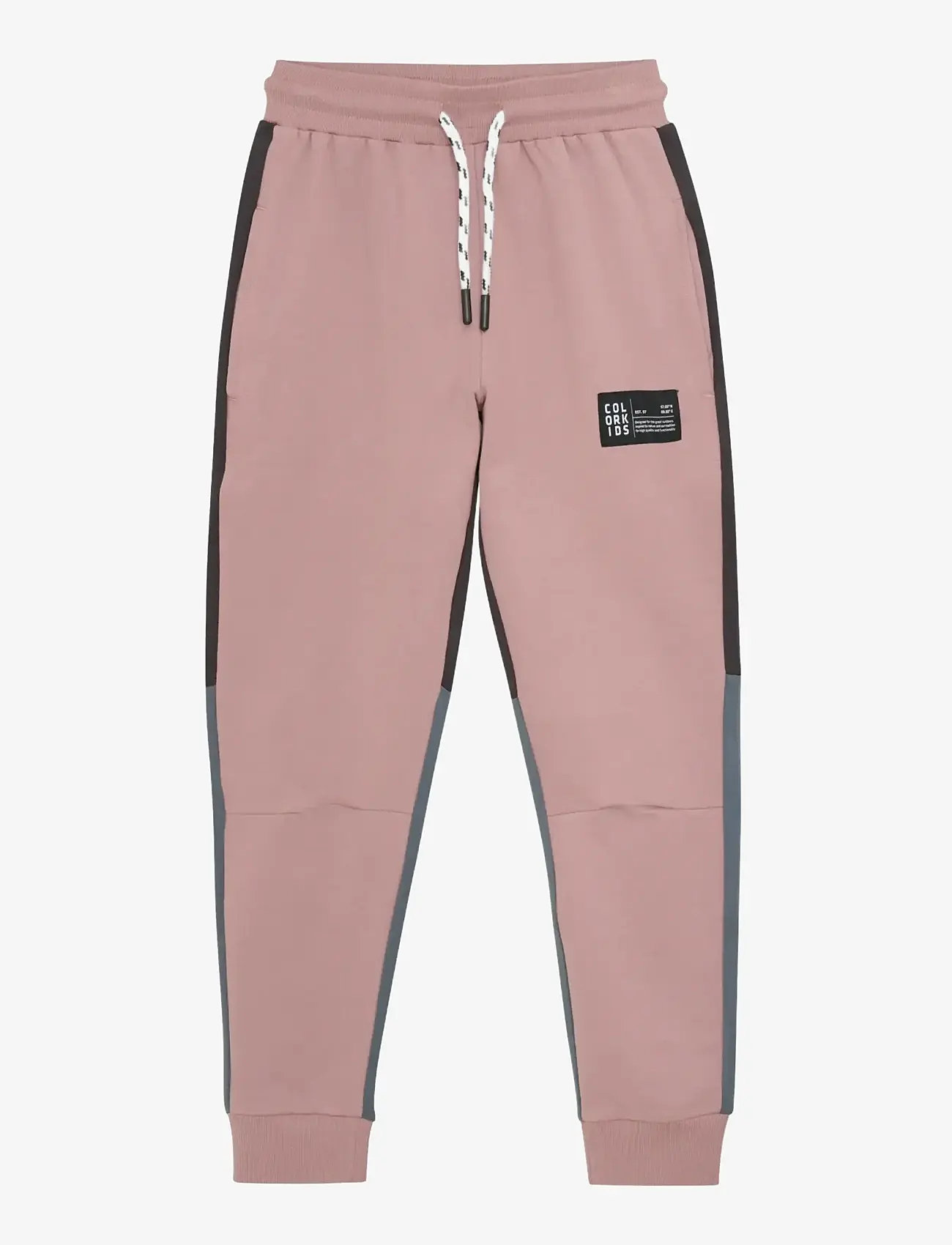 Color Kids - Sweat Pants - Colorblock - sweatpants - woodrose - 0