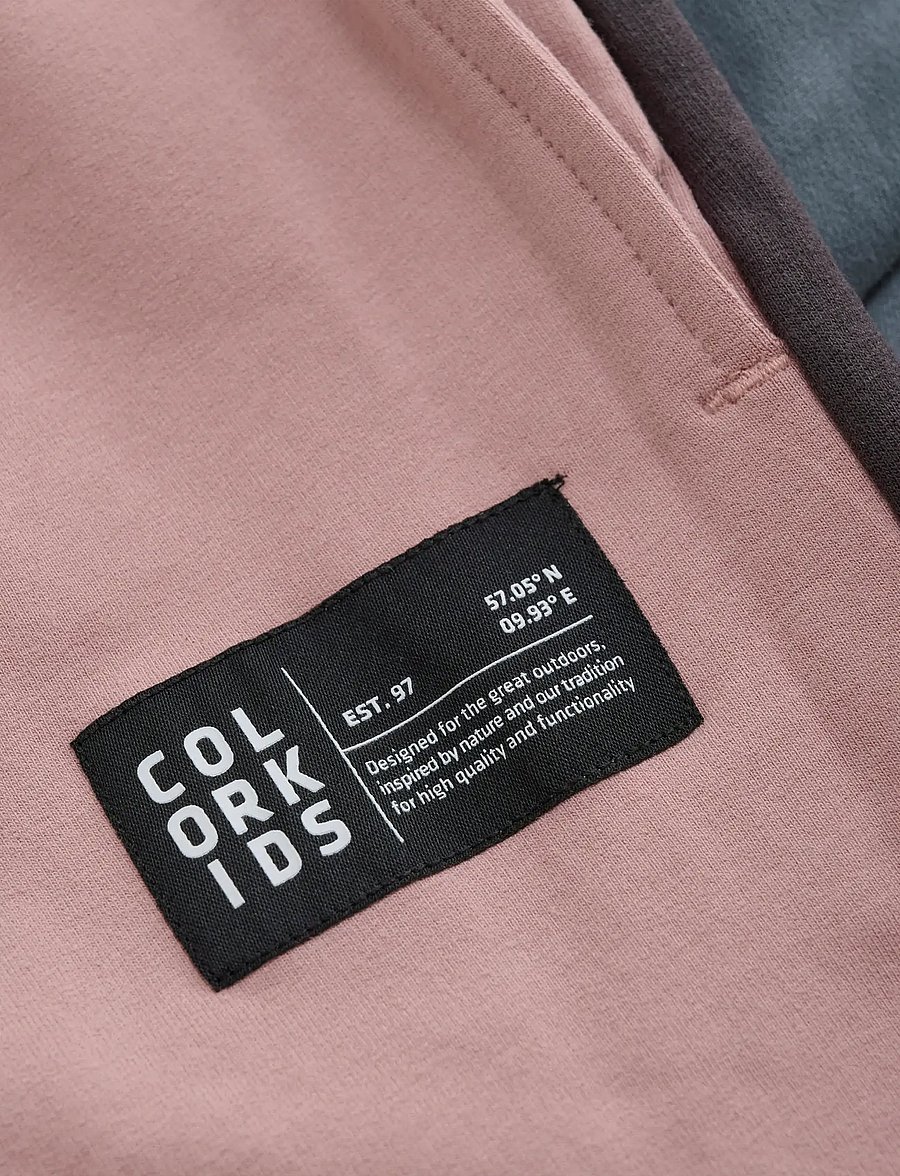 Color Kids - Sweat Pants - Colorblock - sweatpants - woodrose - 2