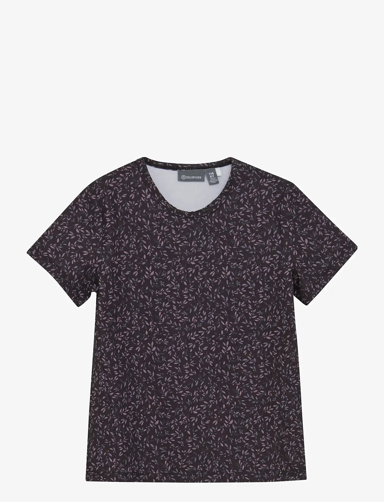 Color Kids - Sport T-shirt S/S - AOP - sportoberteile - phantom - 0