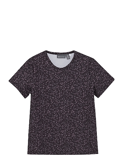 Color Kids Sport T-shirt S/S - AOP - Odzież - PHANTOM / burgundy