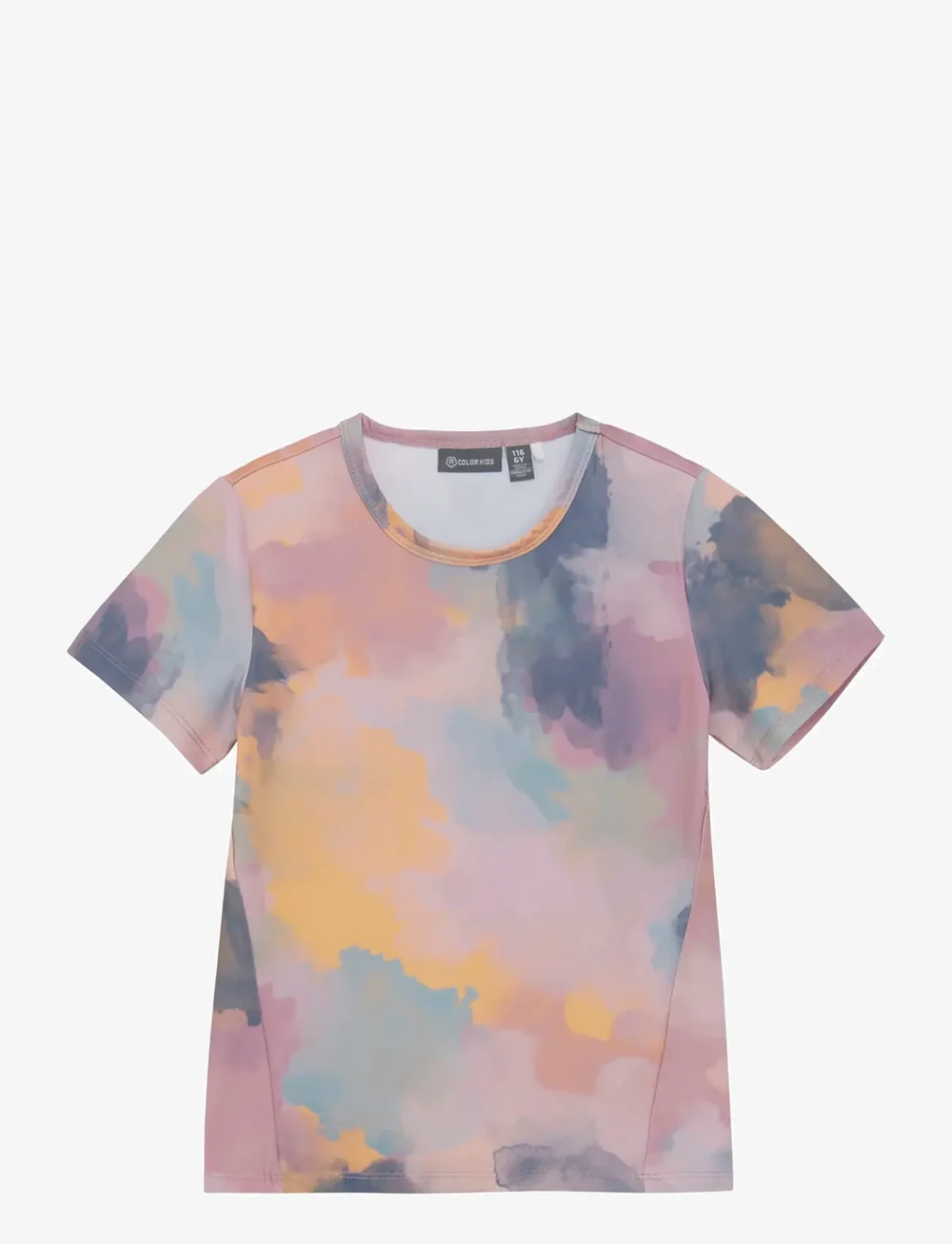 Color Kids - Sport T-shirt S/S - AOP - sportoberteile - woodrose - 0