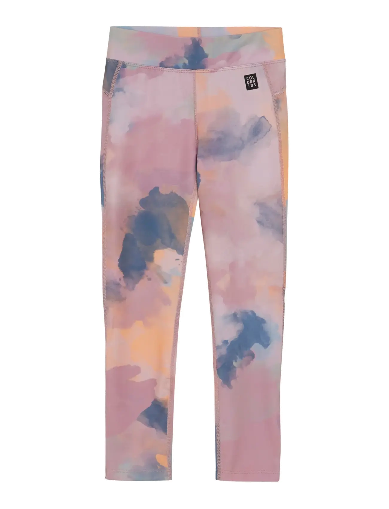 Color Kids Sport Tights Aop, 98, Unterteile, Rosa - Running-training Tights, Kinder