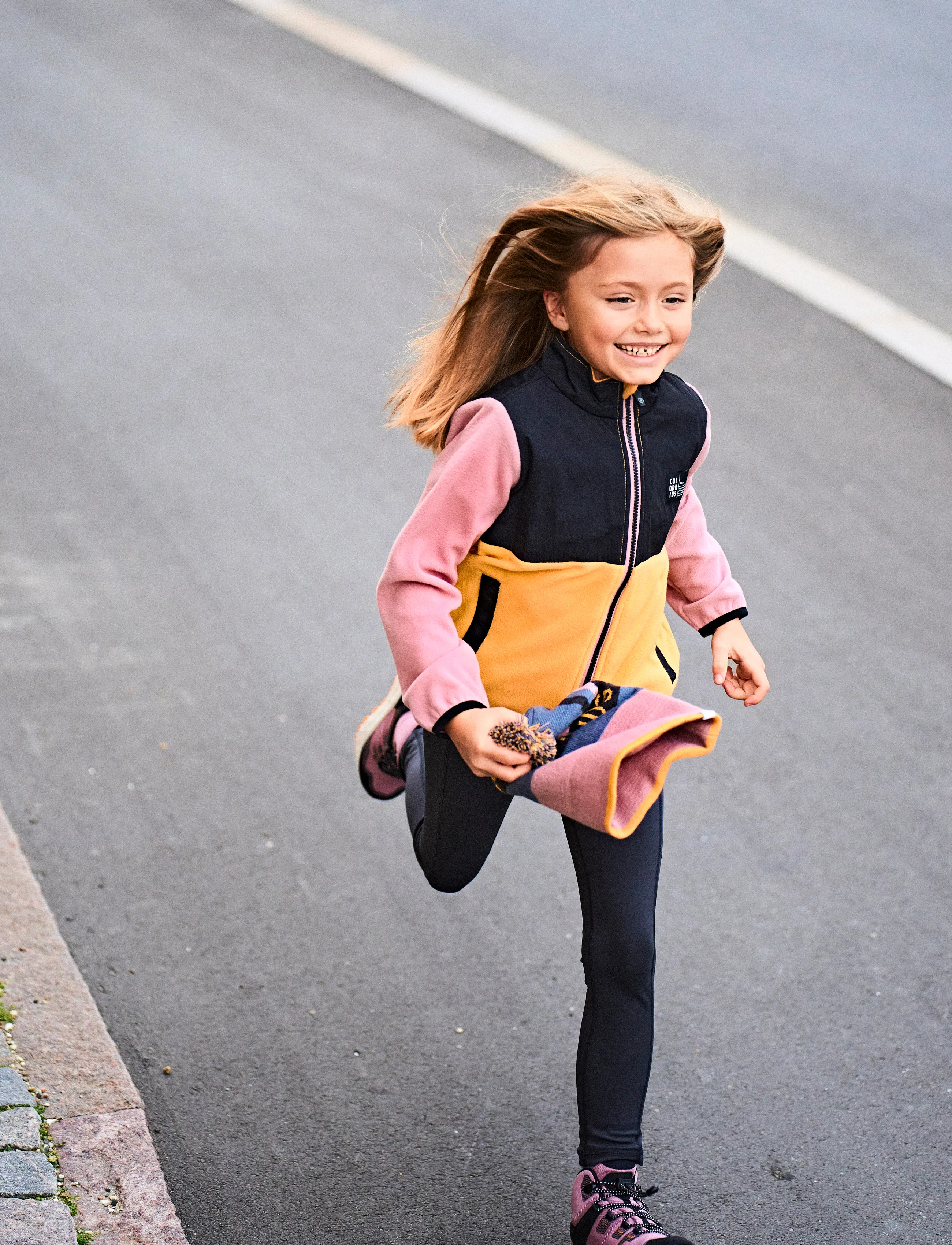Color Kids - Sport Tights - løbetights & træningstights - phantom - 2