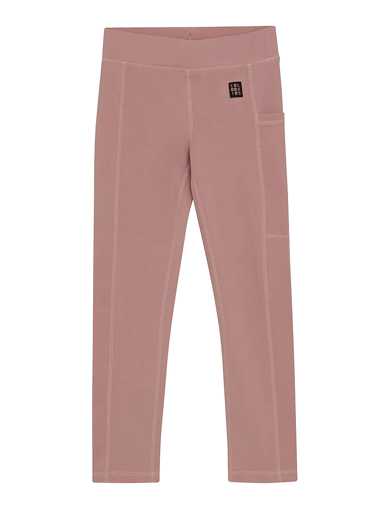 Color Kids - Sport Tights - skriešanas un treniņu legingi - woodrose - 0